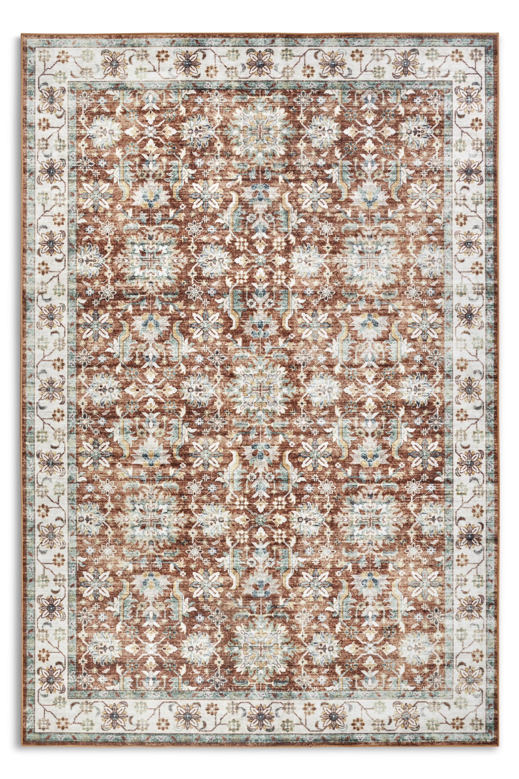 ELLE DECORATION Teppich »Saveh« rechteckig 5 mm Höhe Kurzflor, Anti Rutsch, Vintage, Klassisch, Wohnzimmer, Flur