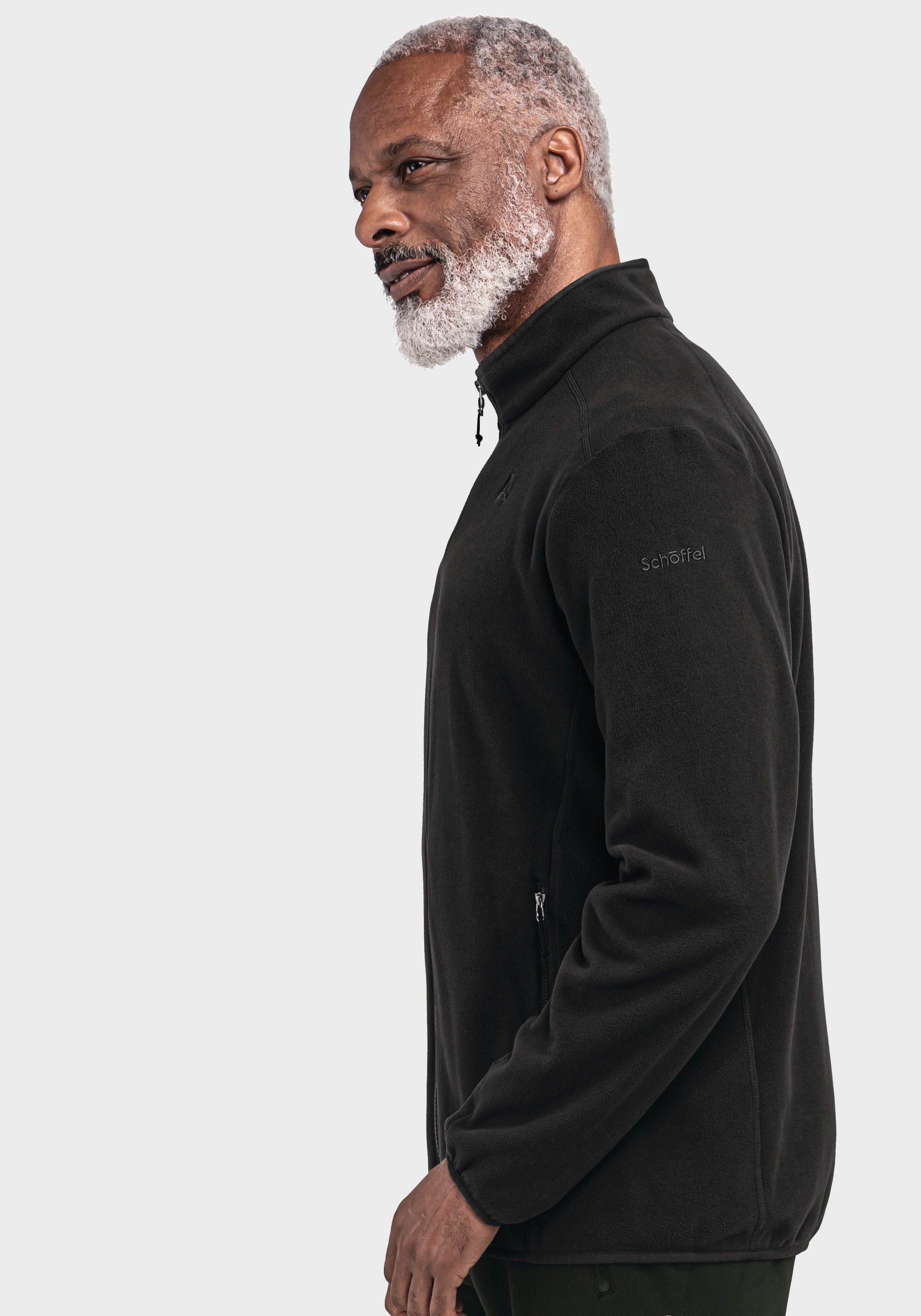 Schöffel Fleecejacke »Hiking Fleece Jk Style Ash MNS«, ohne Kapuze