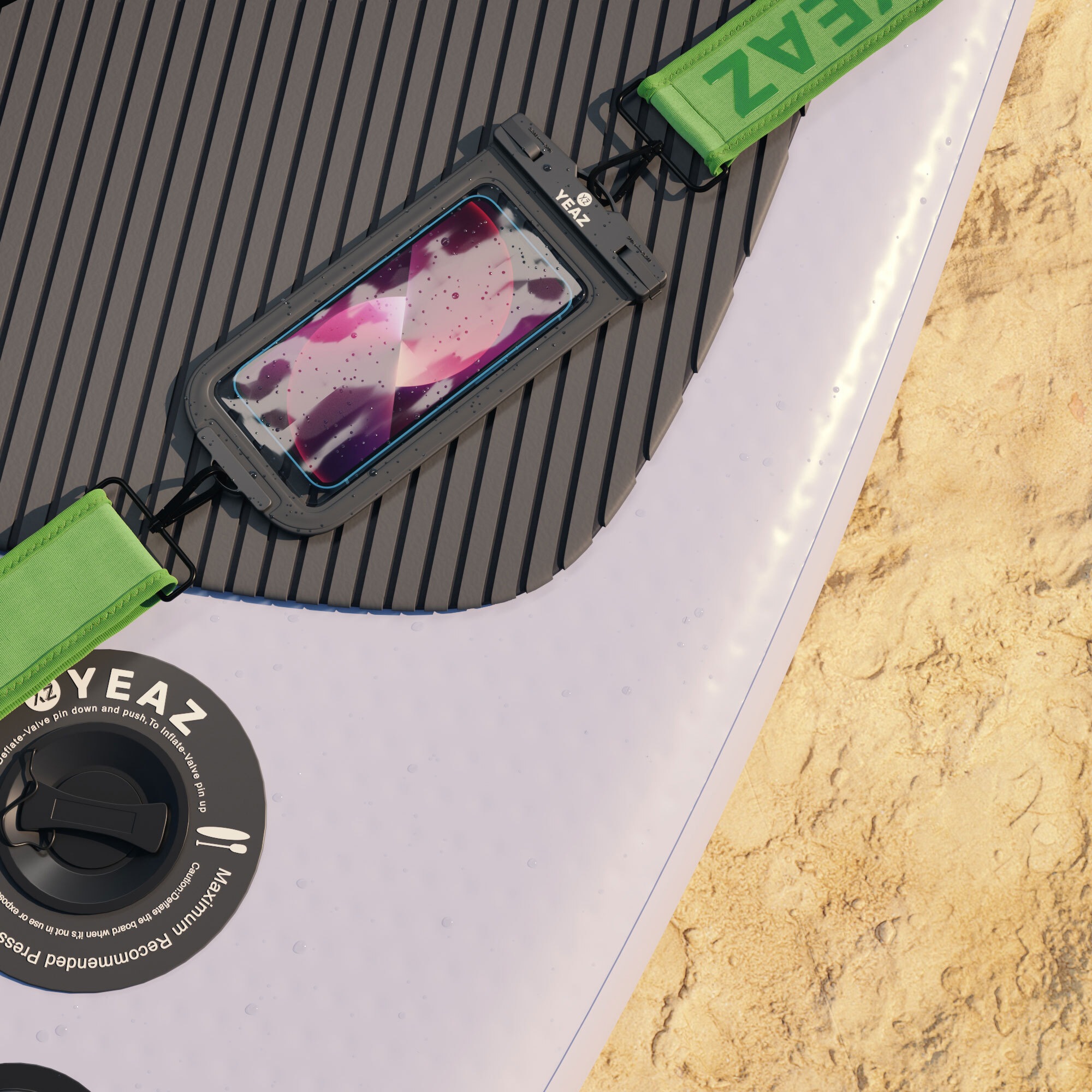 YEAZ Handytasche »Neopren-Gurt mit Handytasche OCEAN SHOT«