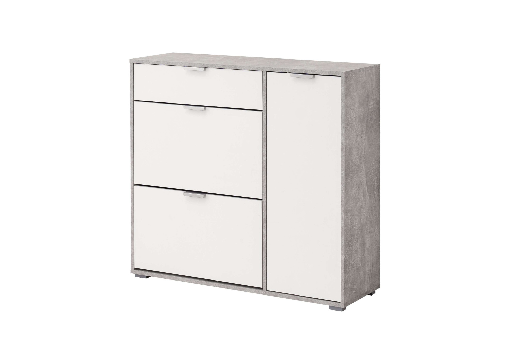 INOSIGN Schuhschrank »Arco 2, Schuhkommode, Schuhregal, Breite 102 cm« 2 Klappen mit Doppelschuhtrommeln, mit Schublade, in modernen Farben