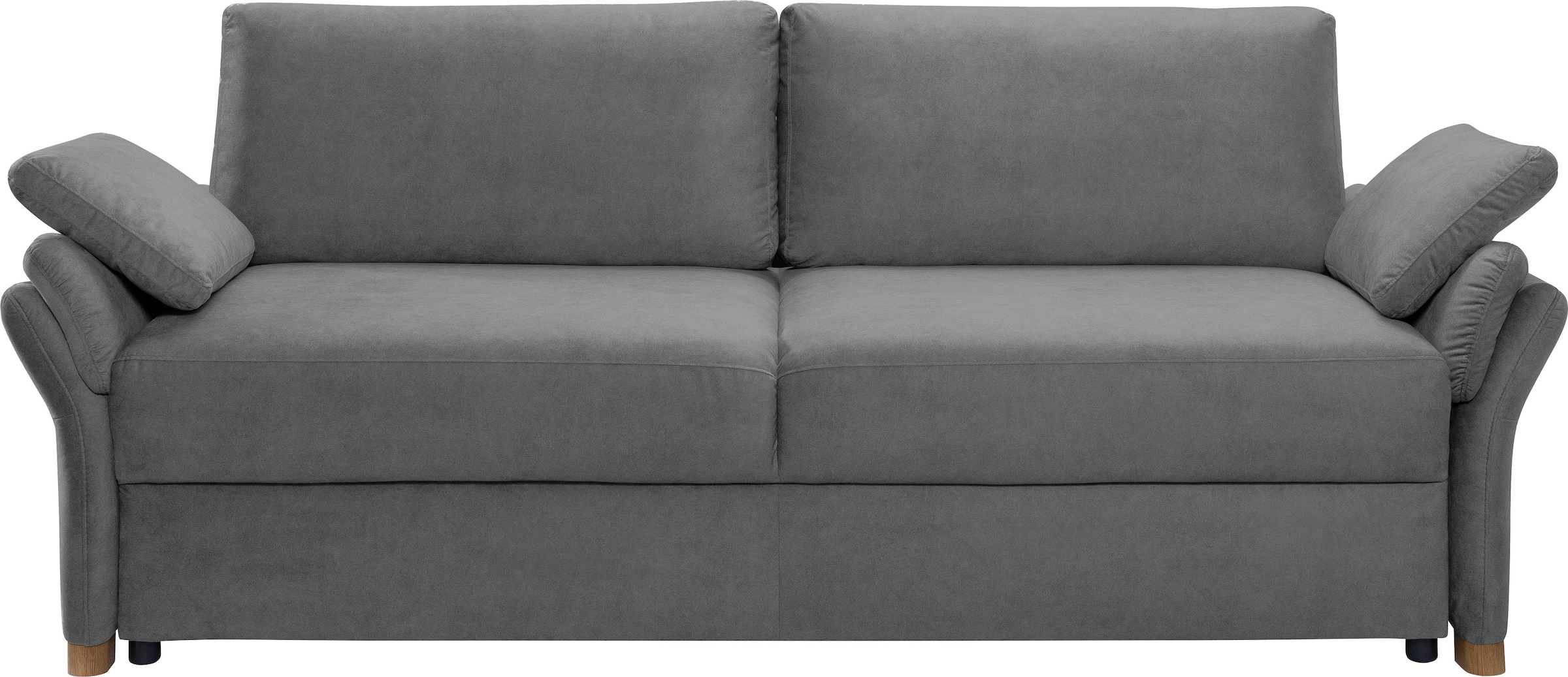 exxpo - sofa fashion 3-Sitzer »Kentt hochwertiger Sitzaufbau für hohen Sitzkomfort, bequeme Armlehnen«, inkl. Boxspring/Federkern-Polsterung, Bettfunktion und Bettkasten