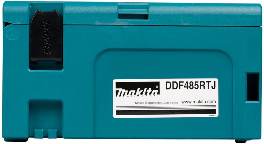 Makita Akku-Bohrschrauber »DDF485RTJ«, inkl. 2 Akkus 18V/3Ah, Ladegerät und Koffer