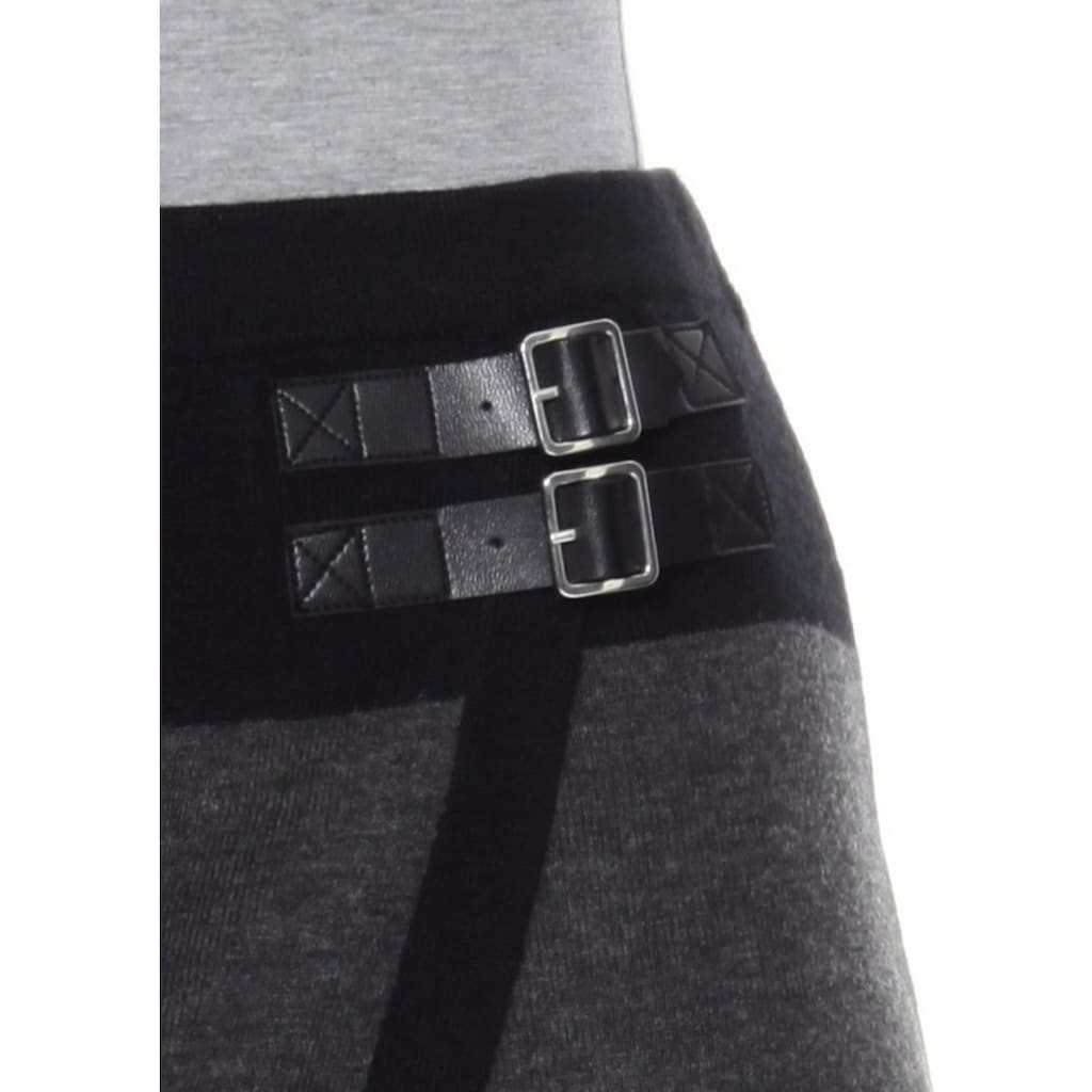Aniston CASUAL Wickelrock, mit seitlichen Schnallen verziert