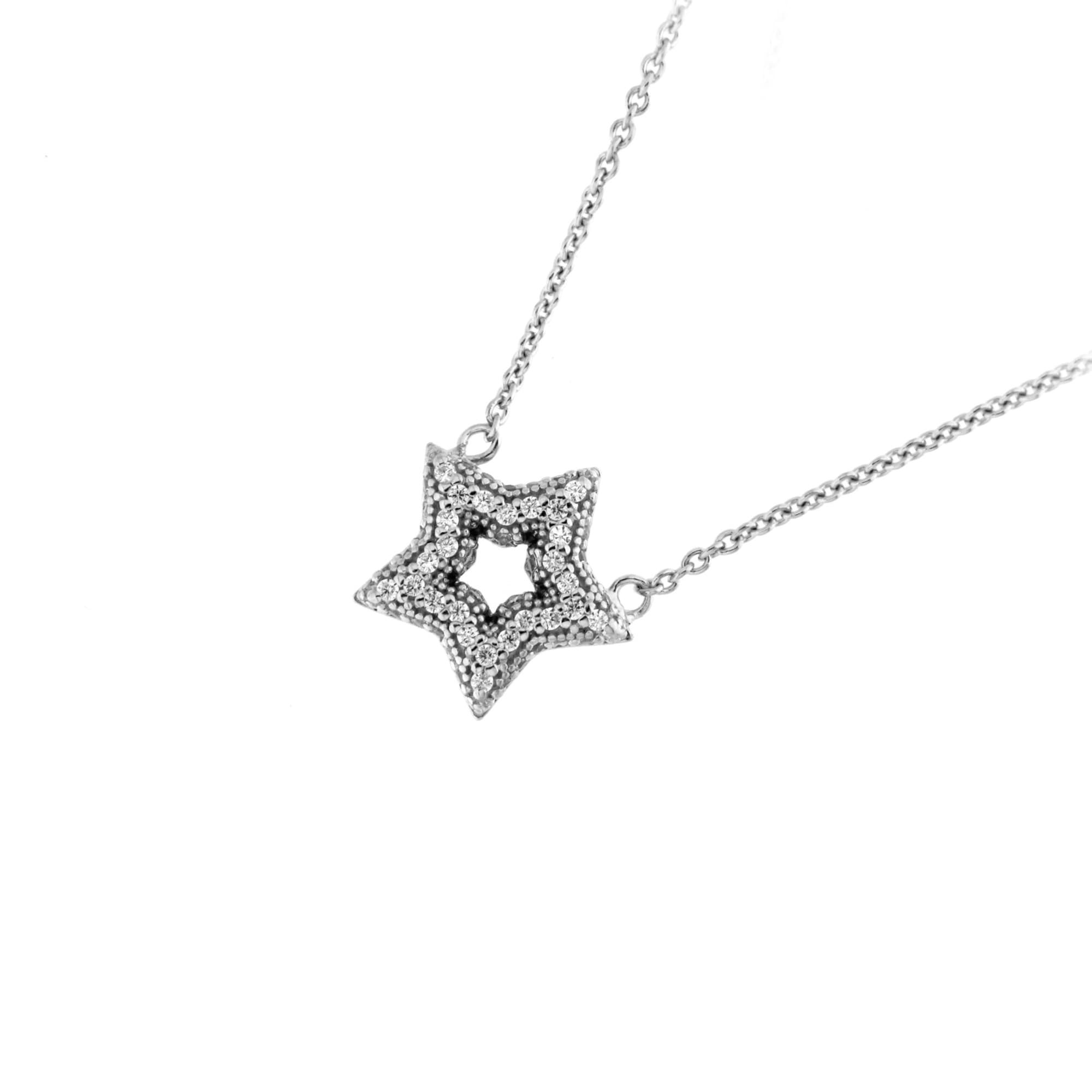 OTTOversand Smart Stern Silber mit 925« Collier Zirkonia bei Jewel »Collier Steinen,