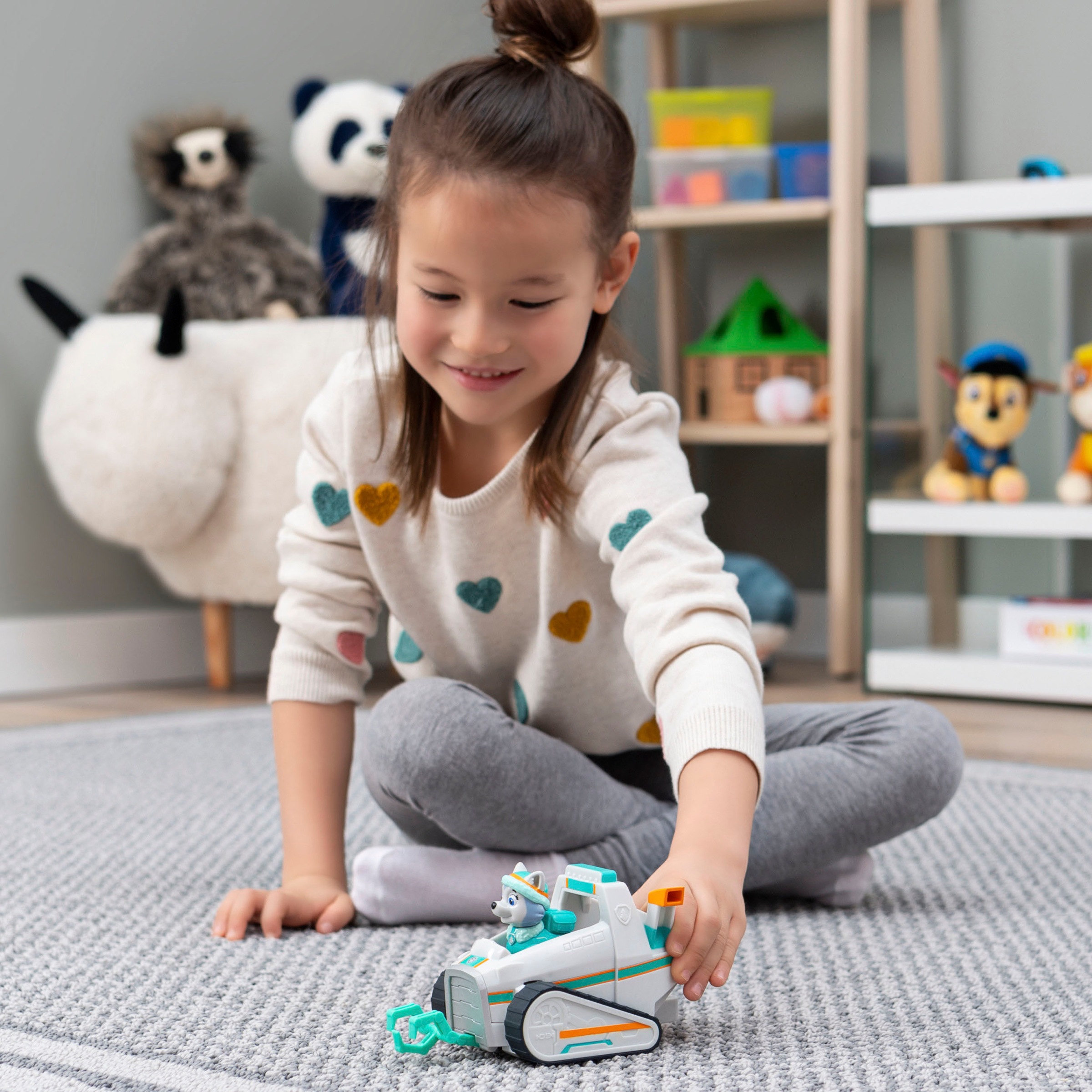 Spin Master Spielzeug-Auto »PAW Patrol, Schneefahrzeug mit Everest-Figur«
