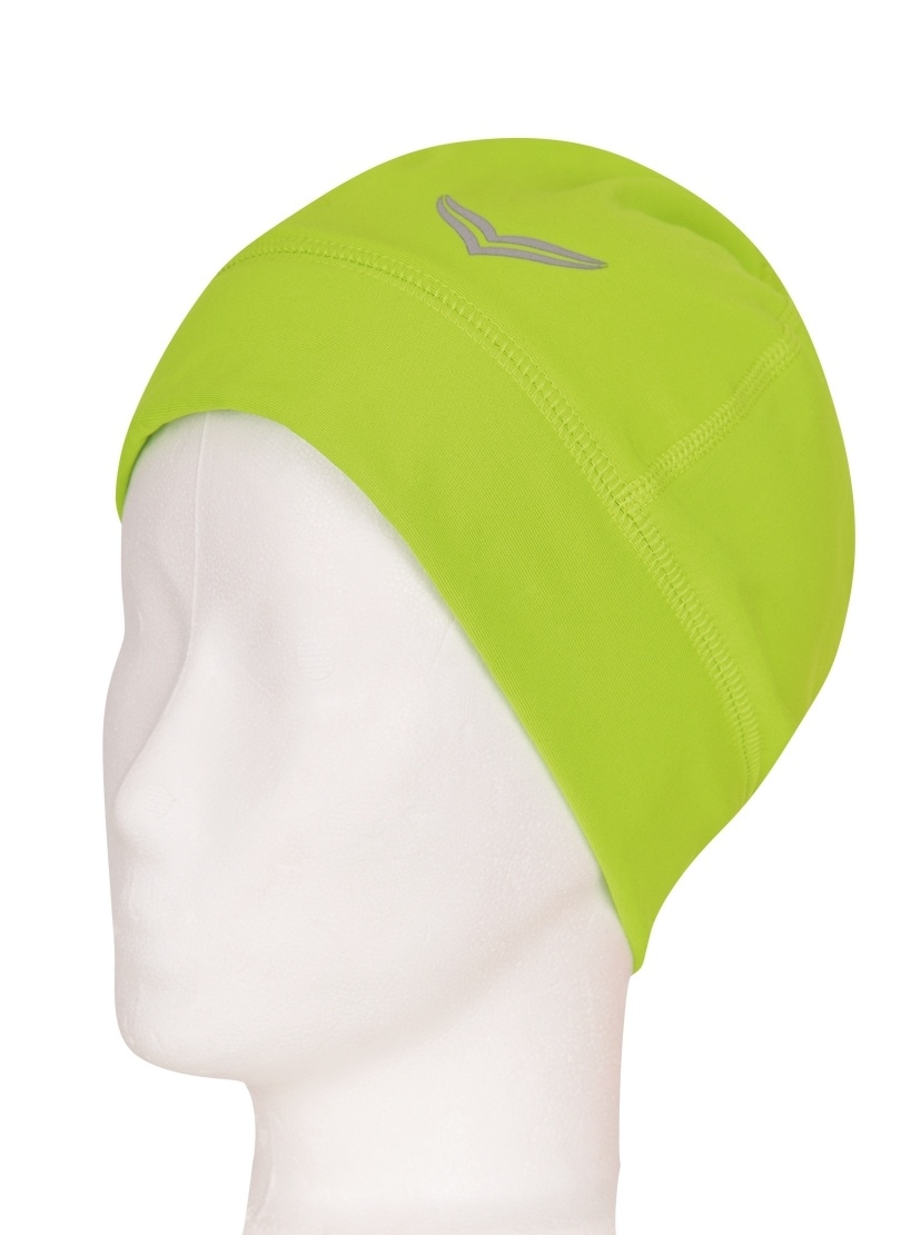 Trigema Strickmütze »TRIGEMA Mütze mit reflektierendem Logo« 1 Stk.