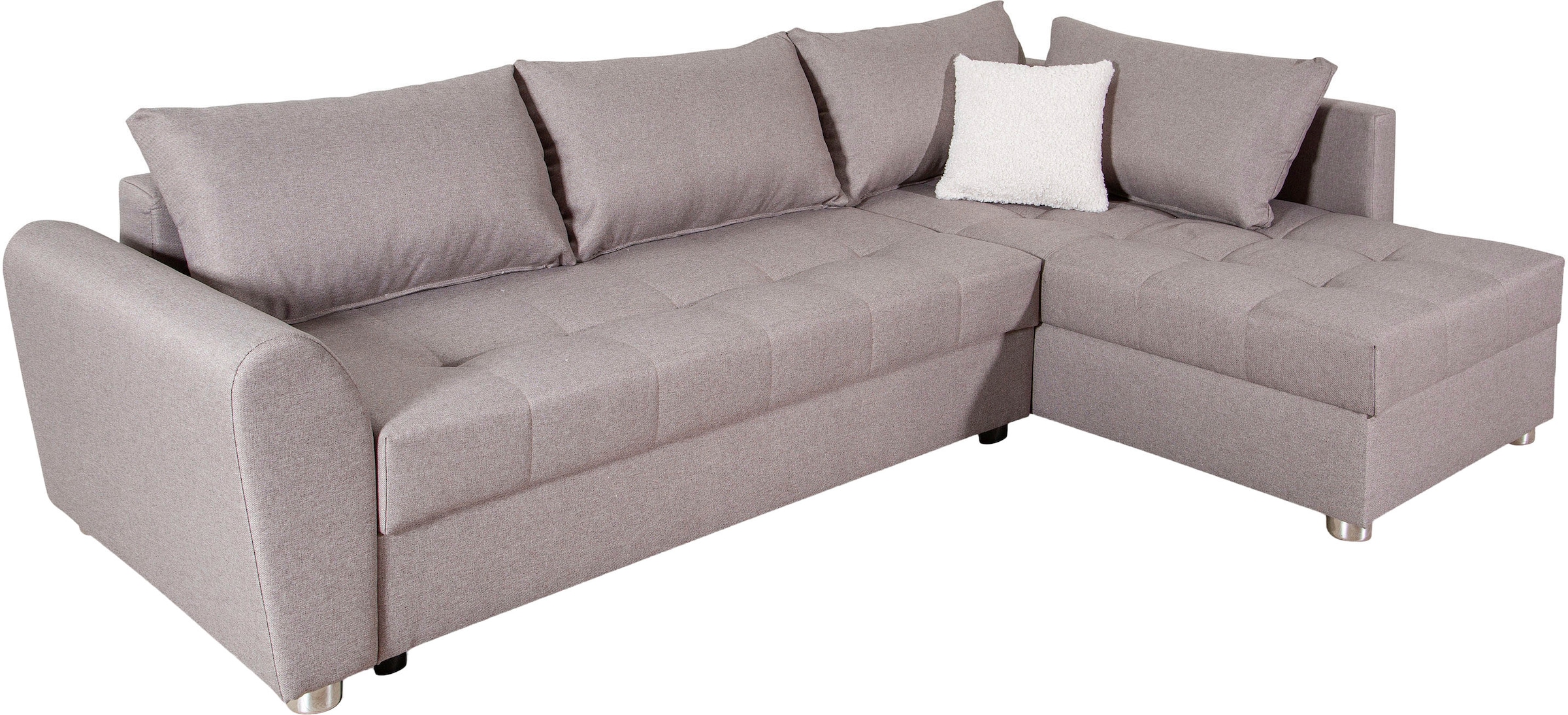 COLLECTION AB Ecksofa »JANA XL-Sofa L-Form«, inkl. Bettfunktion, Bettkasten und Bonnelfederkern