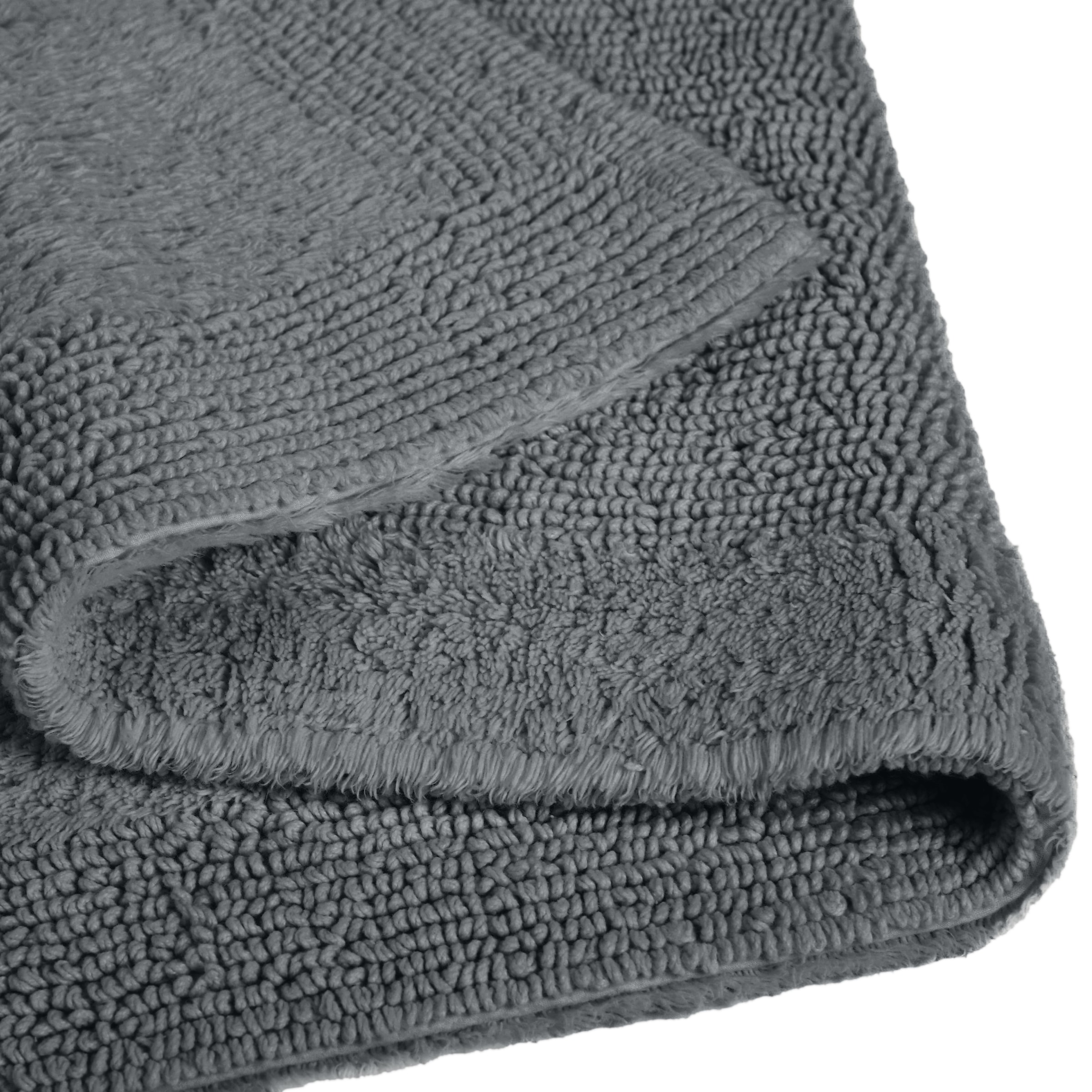 OTTO home Badematte »Kapra, Badvorleger, Badezimmer Teppich« Höhe 14 mm beidseitig nutzbar | fußbodenheizungsgeeignet | strapazierfähig mit Bordüre, Badteppich, Badematte, Baumwolle