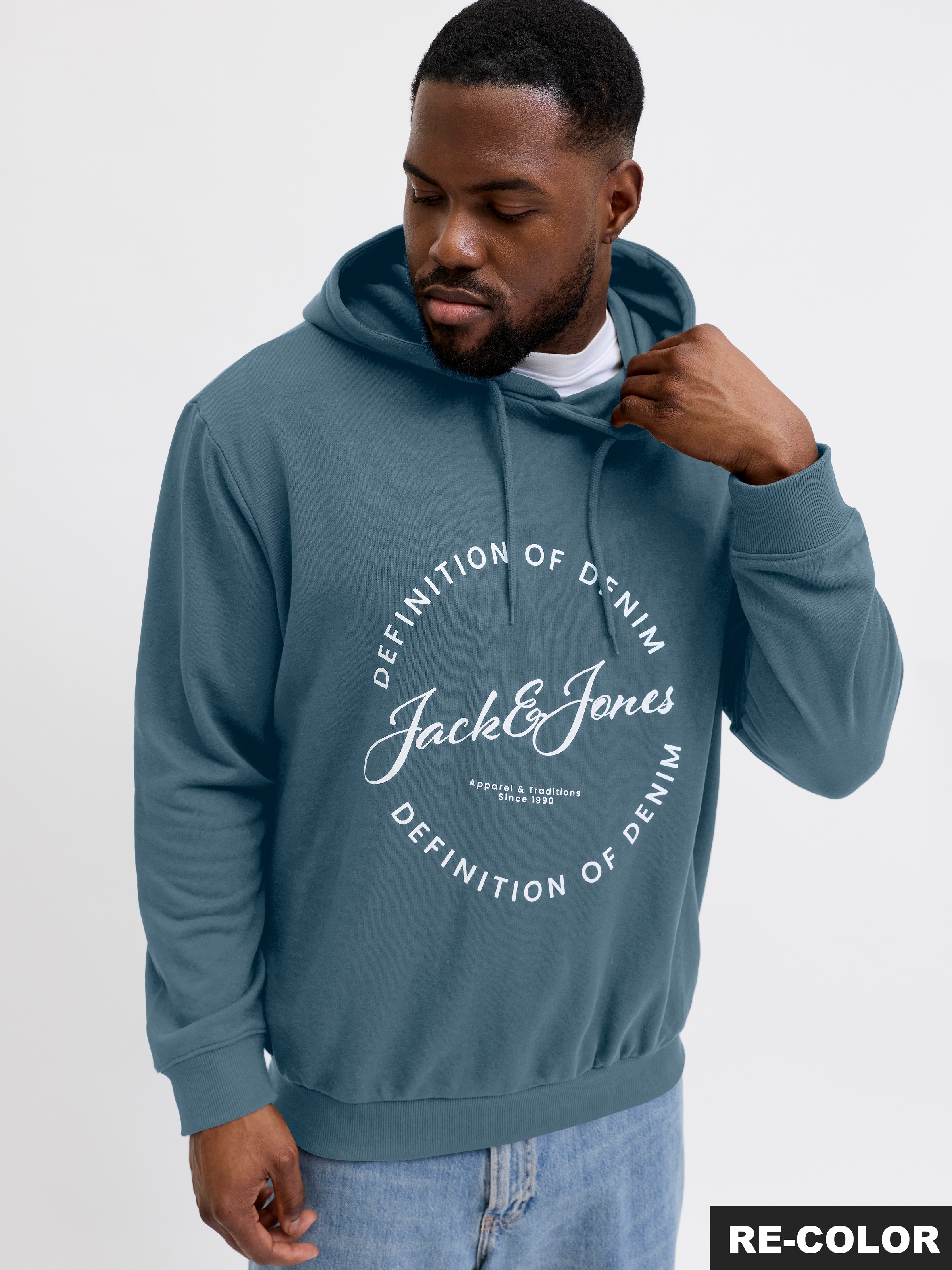 Jack & Jones PlusSize Kapuzensweatshirt »JJGRAYSON SWEAT HOOD PLS«
