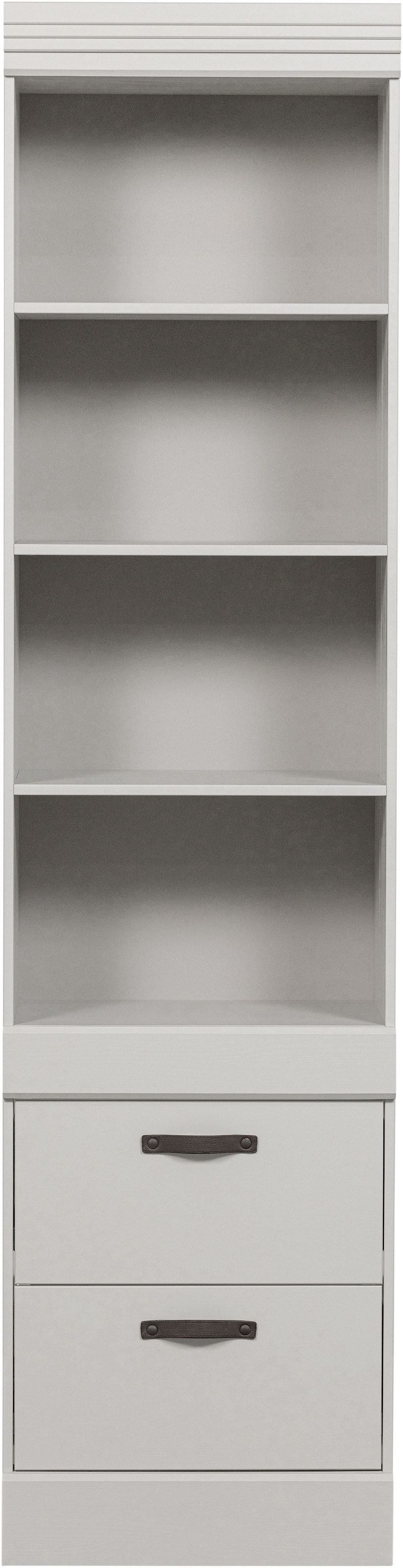 WOOOD Stauraumregal »Bold mit FSC® Massivkiefer mit Schutzlack B 54 x T 43 x H 215 cm« Wasserbasierter Schutzlack, einfach zu montieren, sichtbare Maserung