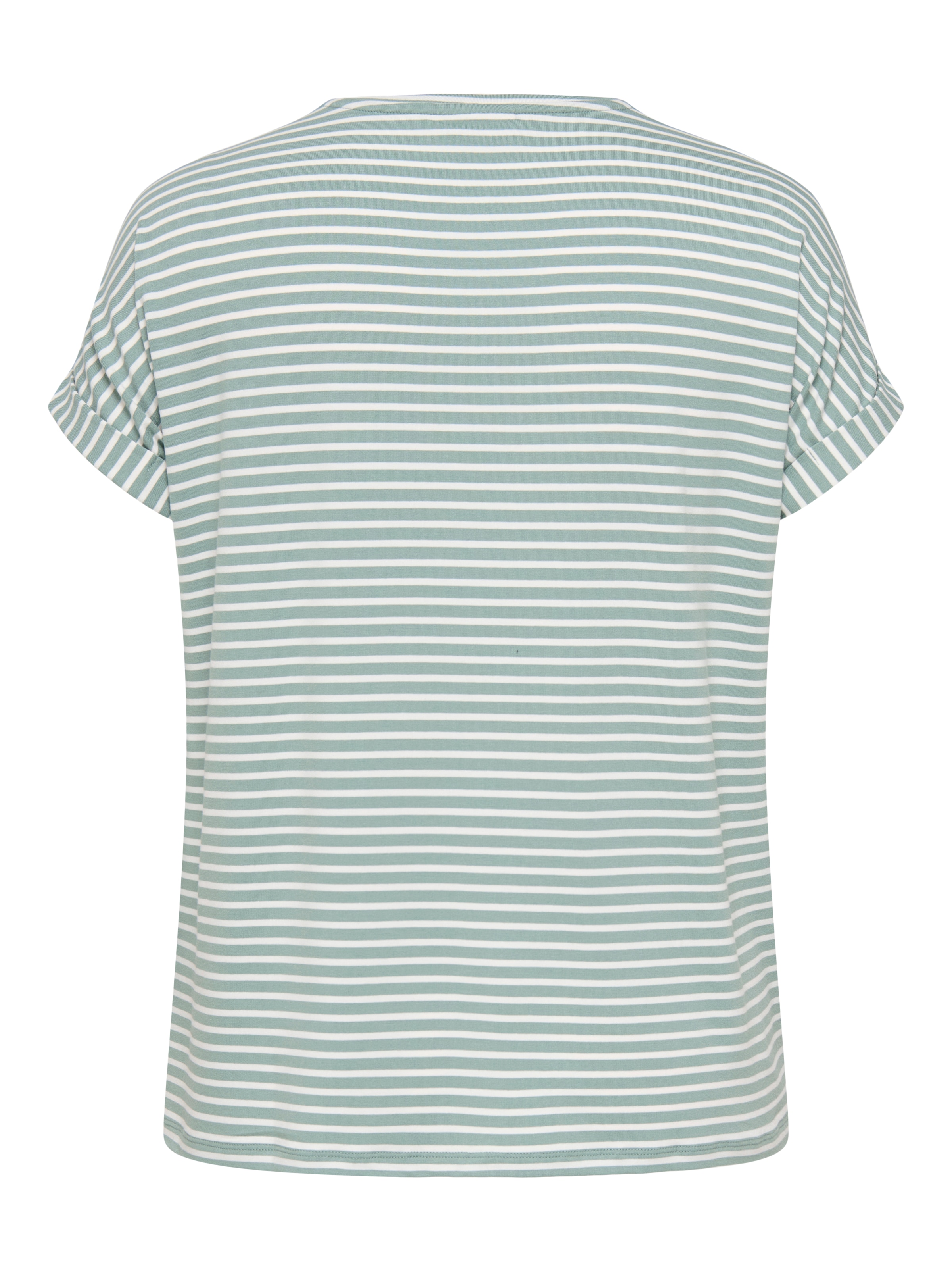ONLY CARMAKOMA Kurzarmshirt »CARMOSTER STRIPE S/S O-NECK TOP JRS NOOS«