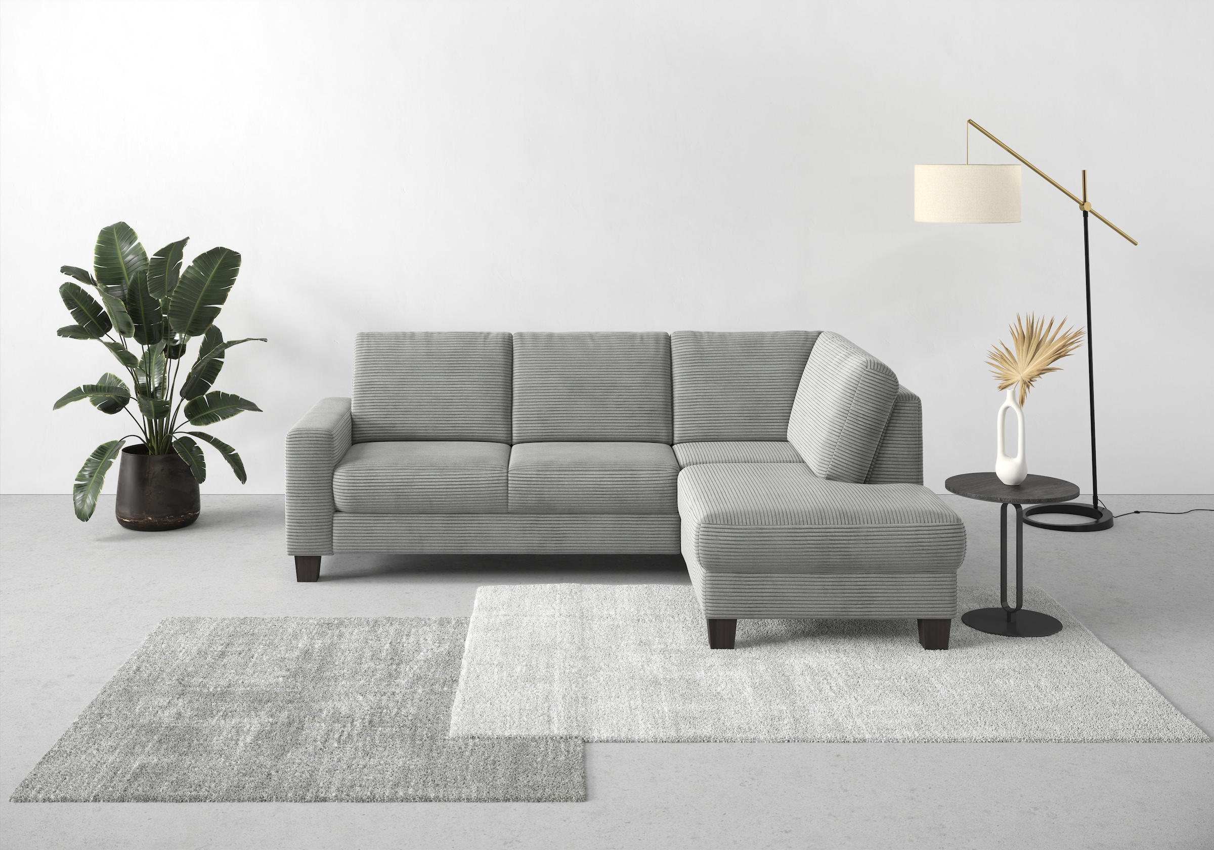 Ecksofa »Summer L-Form«, mit Ottomane, mit oder ohne Bettfunktion und Bettkasten,...