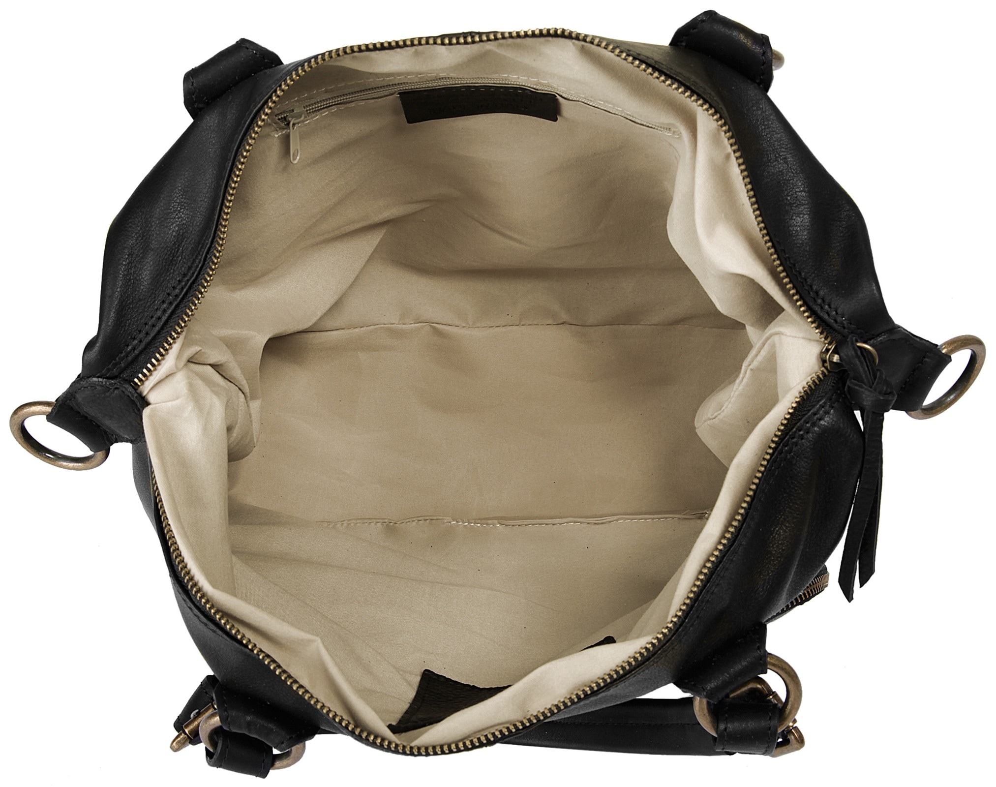 forty° Henkeltasche, echt Leder, Made in Italy