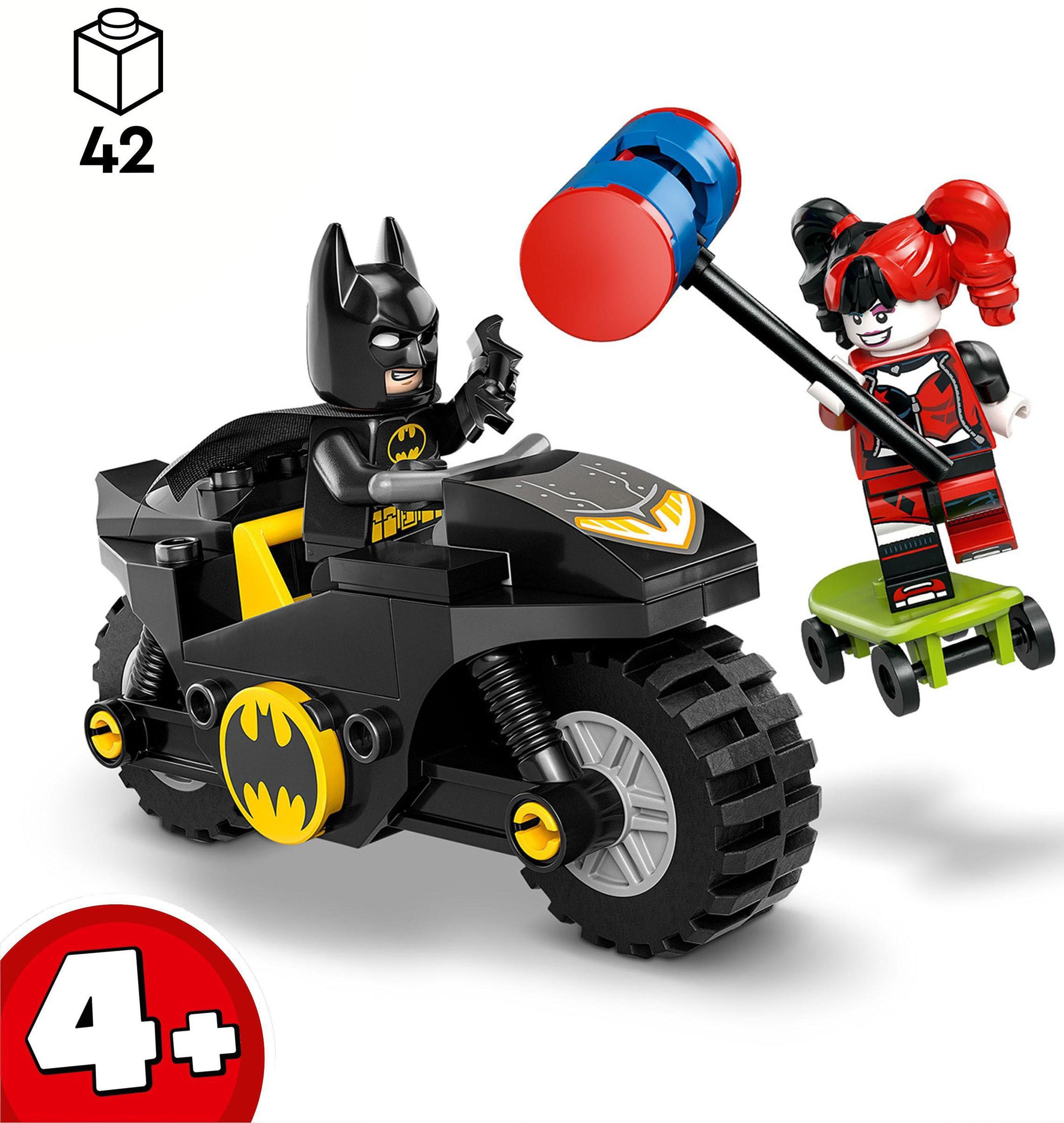 LEGO® Konstruktionsspielsteine »Ba™an vs. Harley Quinn (76220), LEGO® DC Ba™an«, (42 St.)