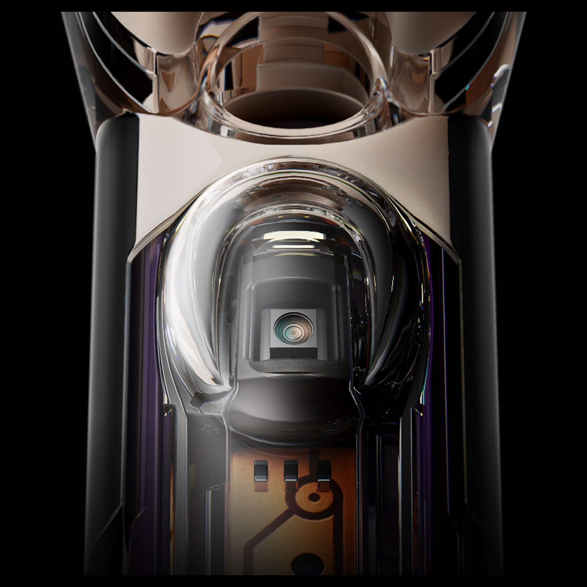 DYSON Elektrische Zahnbürste »Dyson CameraJet™« 2 Stk. Aufsteckbürsten Integrierte Kamera mit Gap Optical Targeting