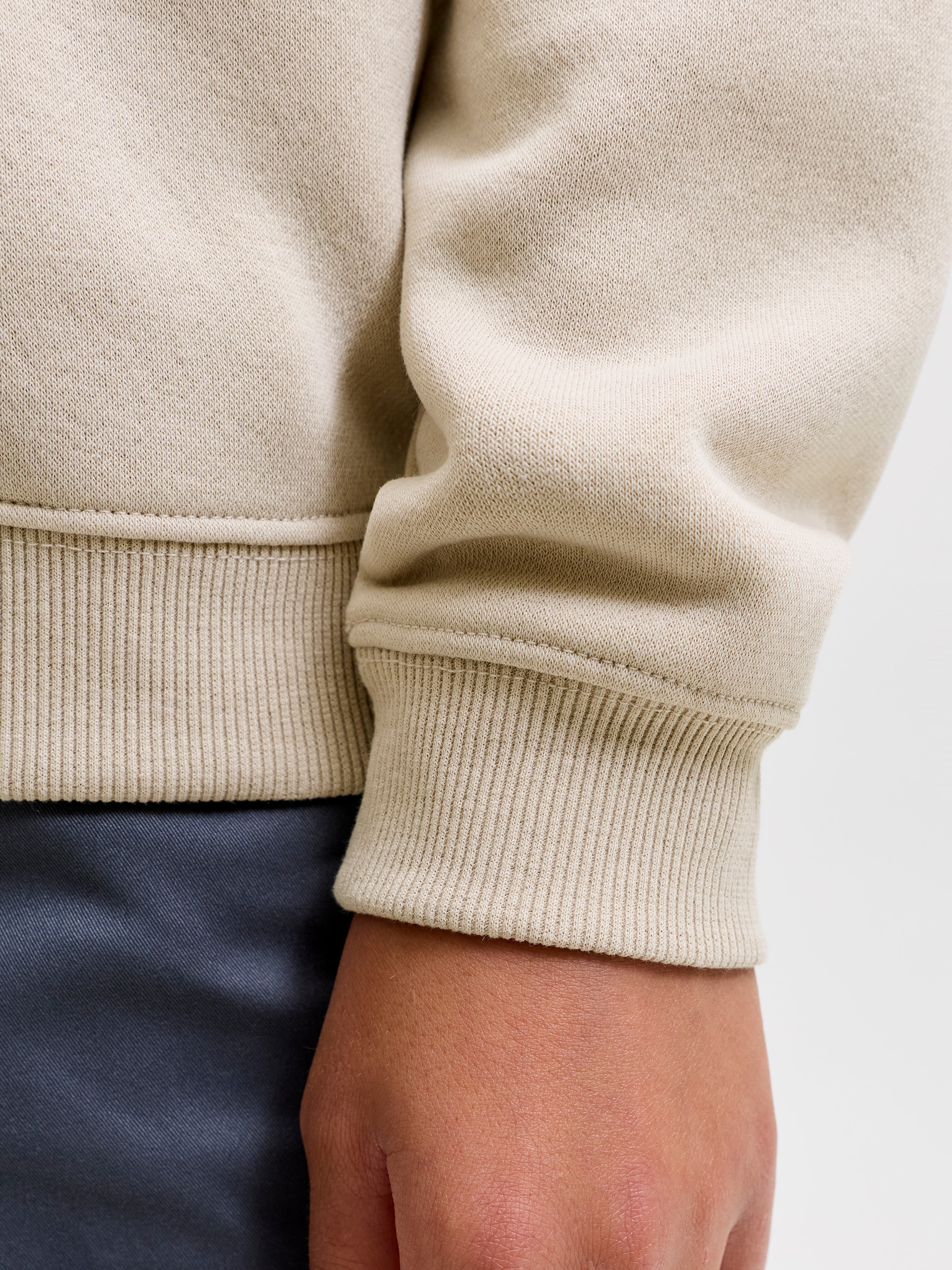 Jack & Jones Junior Kapuzensweatshirt »JJBENSON SWEAT HOOD JNR«, Materialmix, normal geschnitten
