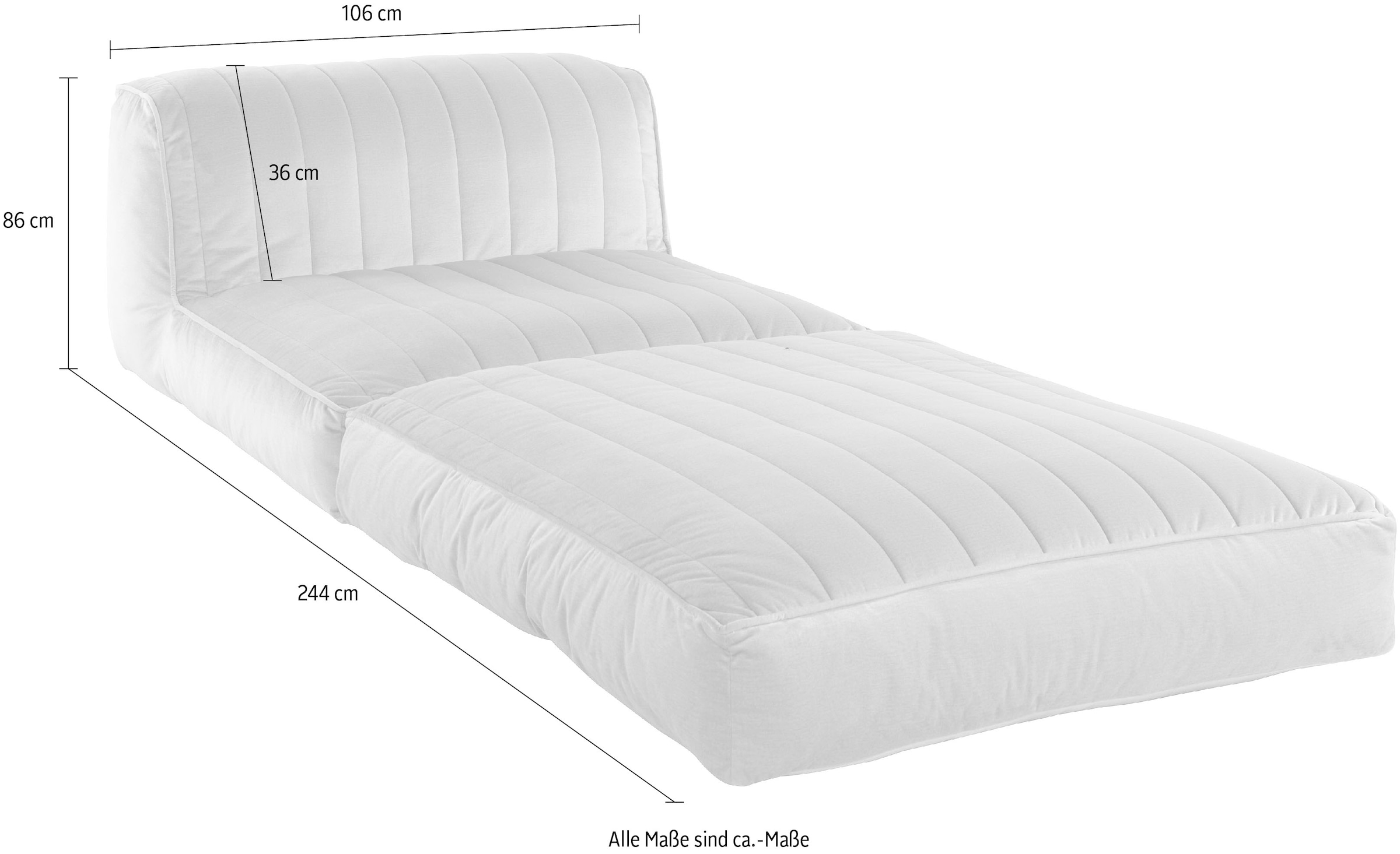 Leonique Relaxsessel Gästebett, »Polly«, Loungesessel Schlaffunktion, perfekt als kaufen Daybed mit online