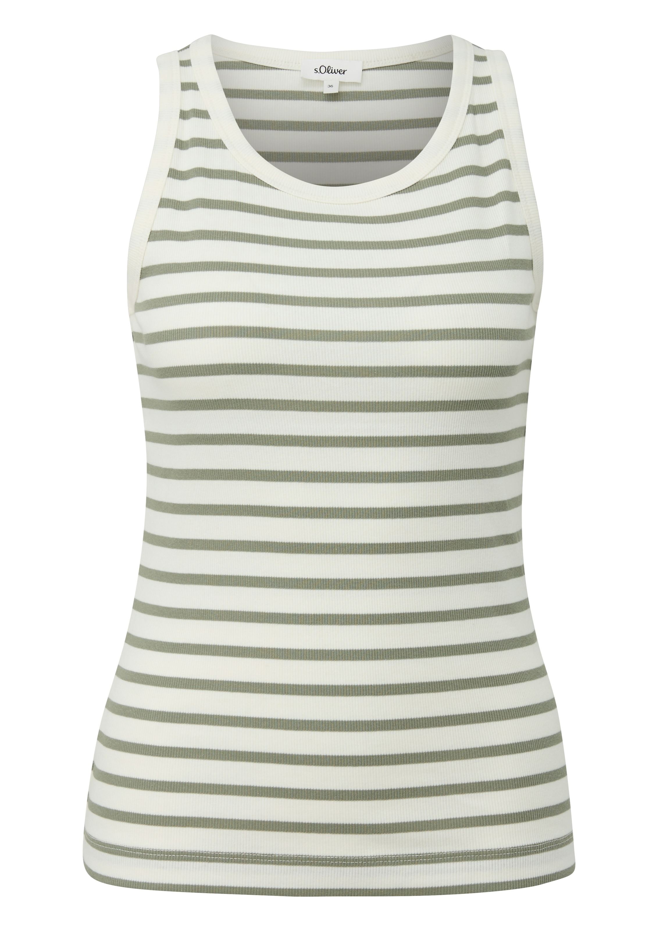s.Oliver Tanktop mit Streifen Muster