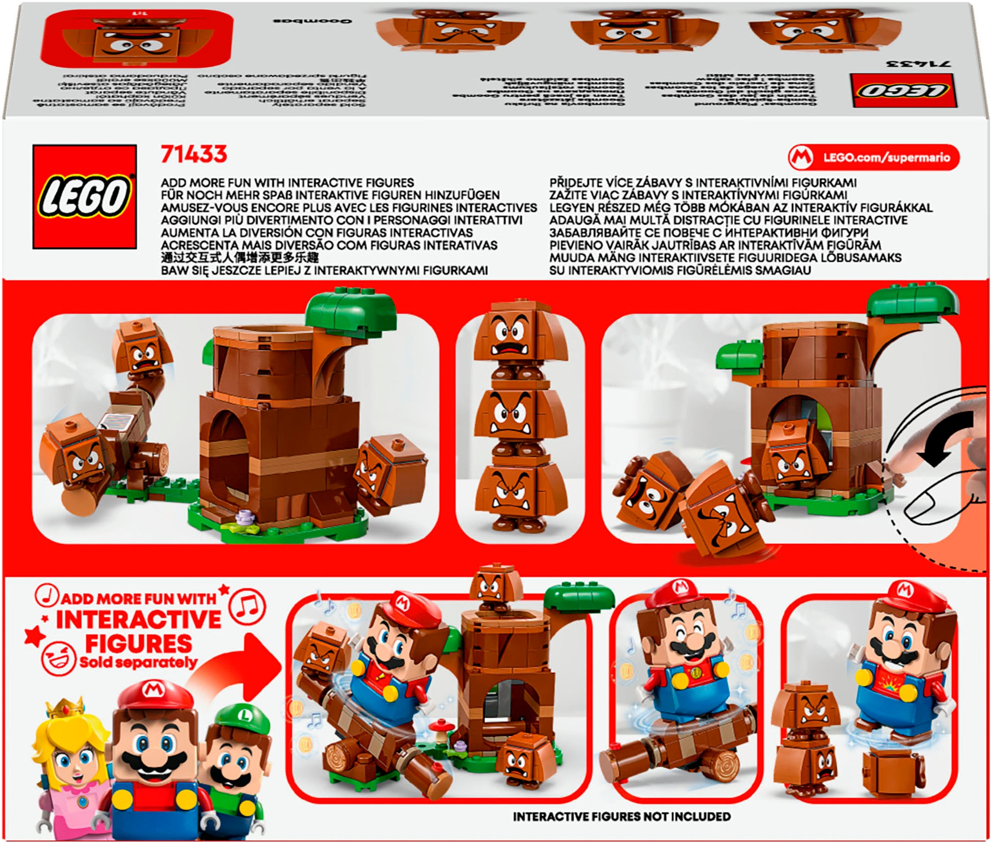 LEGO® Konstruktionsspielsteine »Gumba-Spielplatz (71433), LEGO Super Mario« Made in Europe
