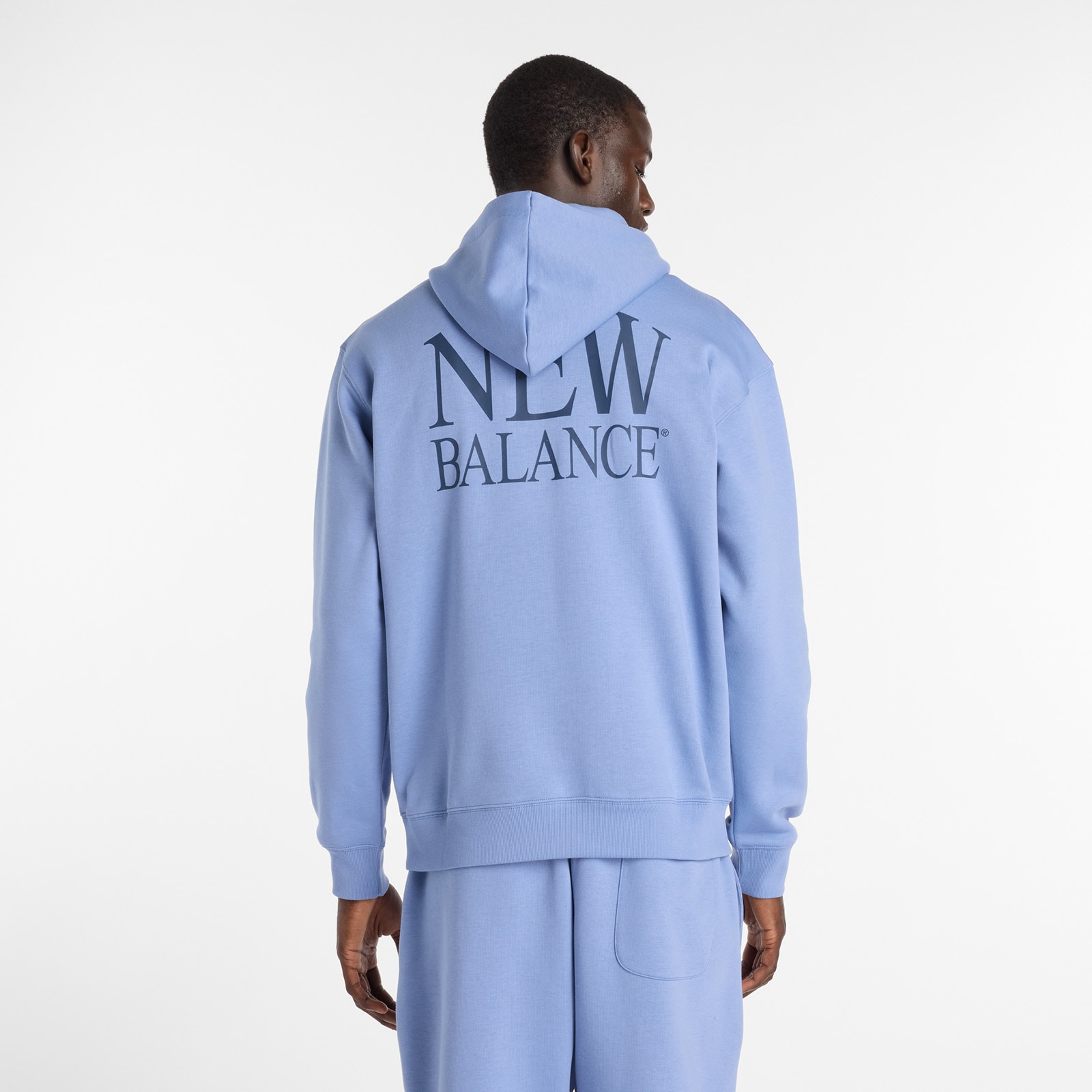 New Balance Kapuzensweatshirt , mit Kapuze, mit Kordelzug, mit Kängurutasche, mit Print-Applikation
