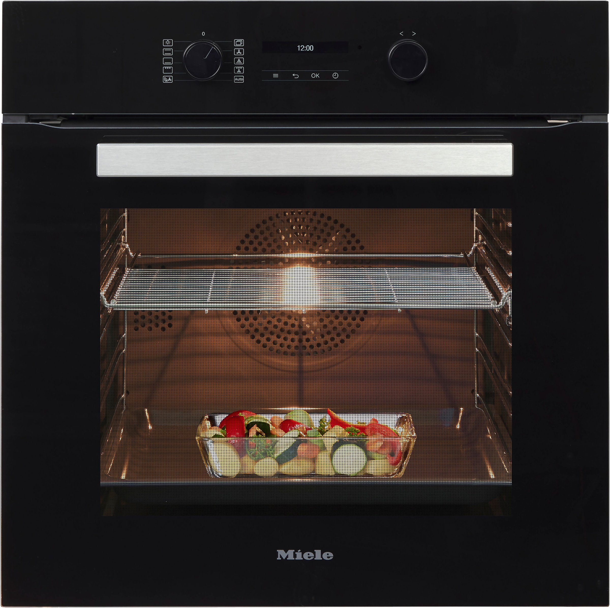 Miele Einbaubackofen »H 2469 B Active« mit PerfectClean Mit AirFry-Funktion und gelochtem Backblech sowie FlexiClip