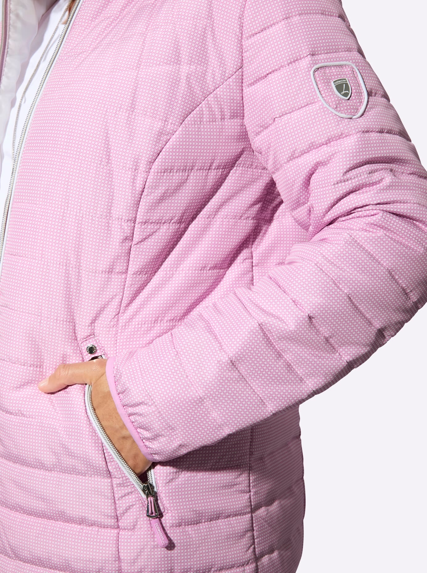 Casual Looks Steppjacke mit Kapuze