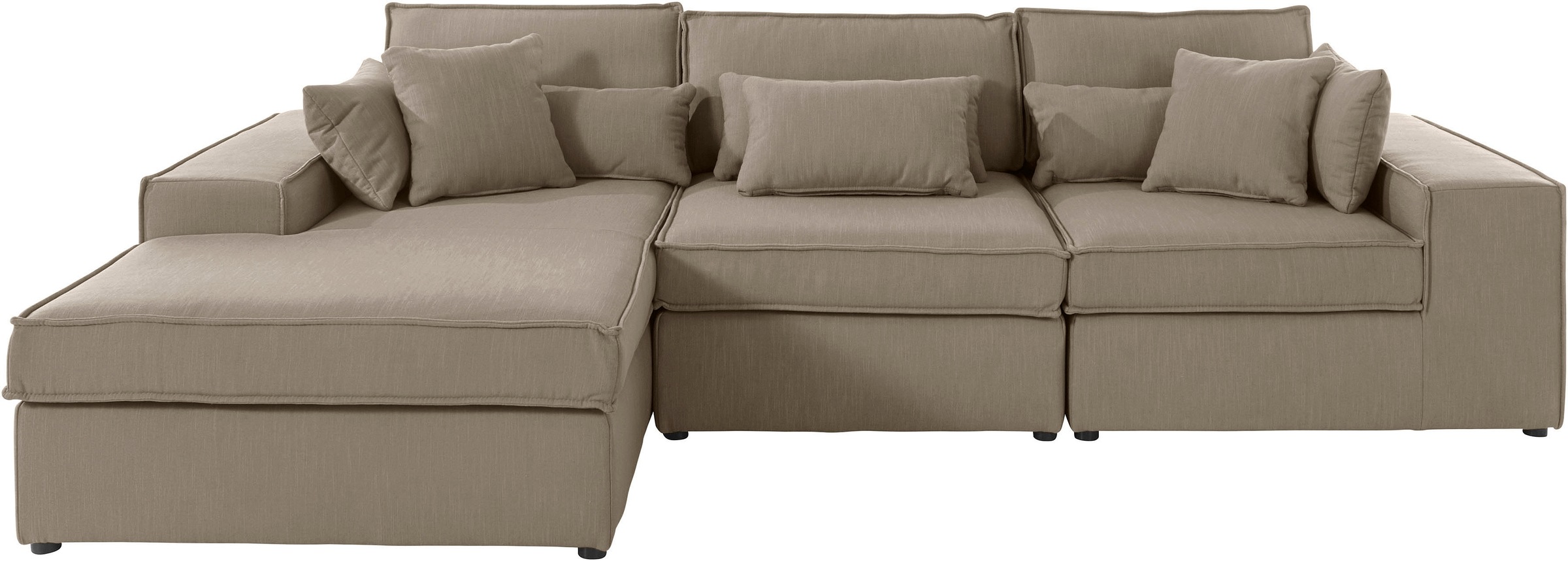 RAUM.ID Ecksofa »Florid L-Form«, 3 Teile, bestehend aus Modulen, viele Bezugsqualitäten, auch in Cord