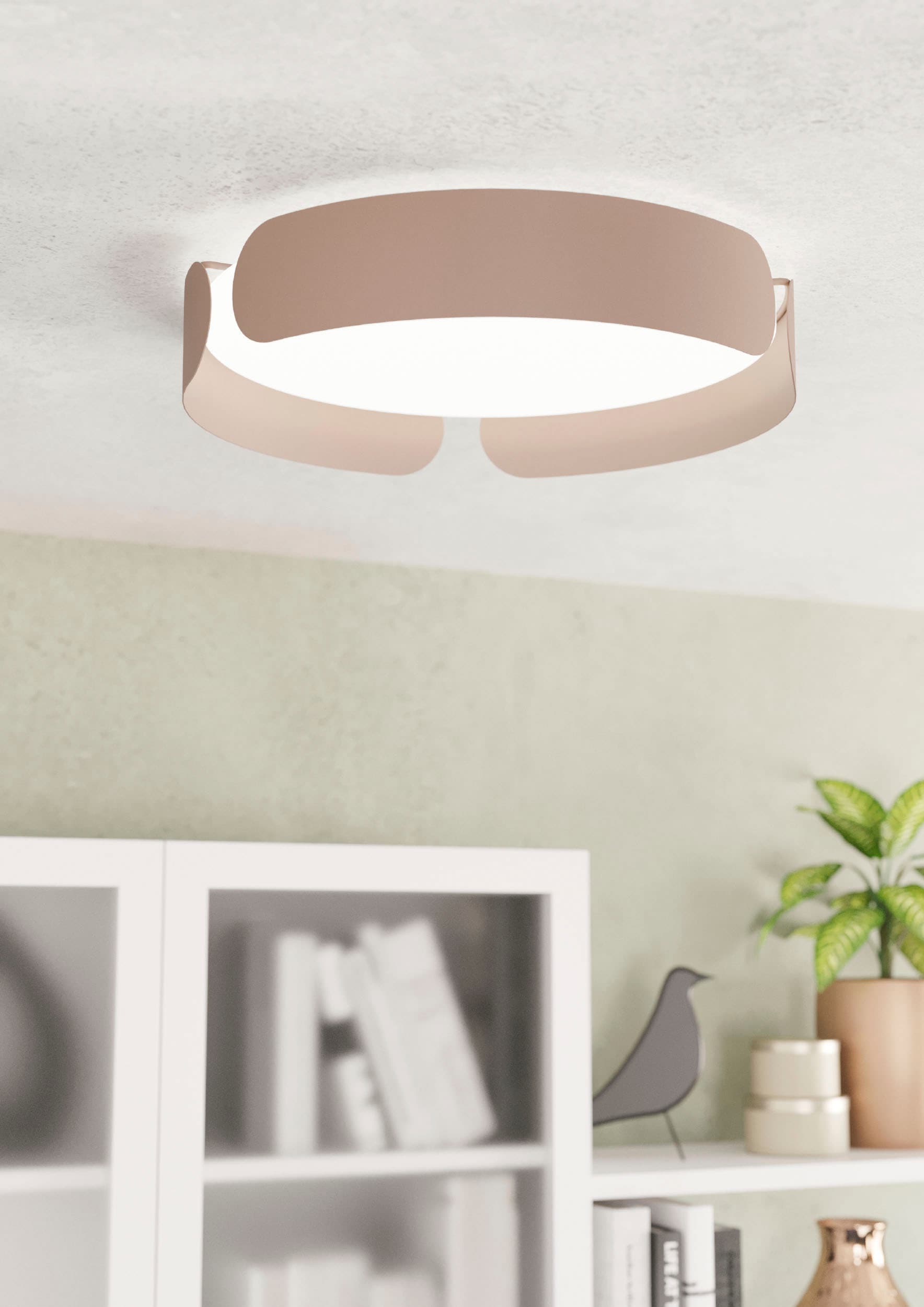 EGLO Deckenleuchte »VALCASOTTO«, Leuchtmittel LED-Modul | LED fest integriert, Deckenlampe, Wohnzimmerlampe, LED Schlafzimmerlampe