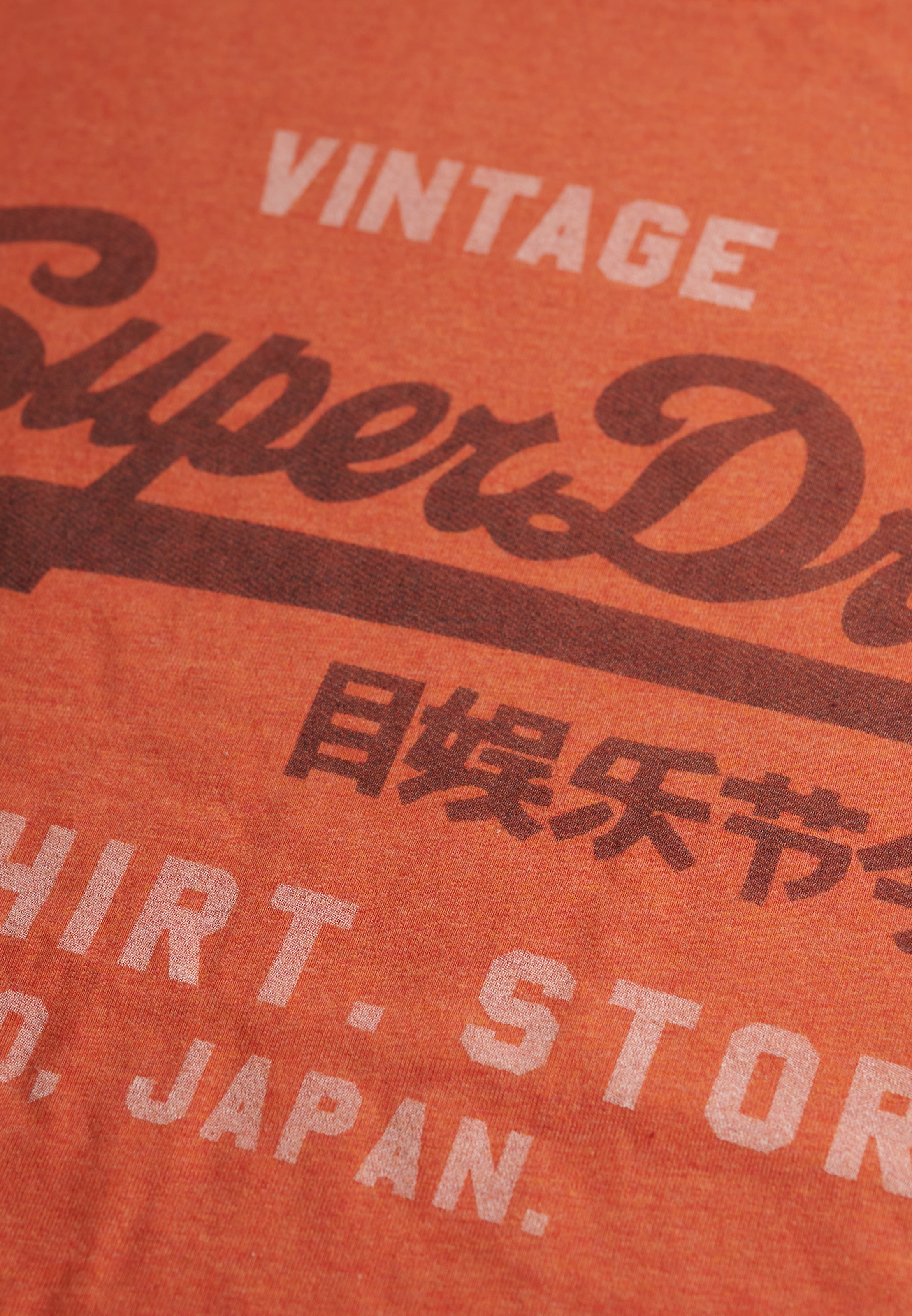 Superdry Rundhalsshirt »VL HERITAGE RELAXED TEE« Baumwollmischung, relaxed fit