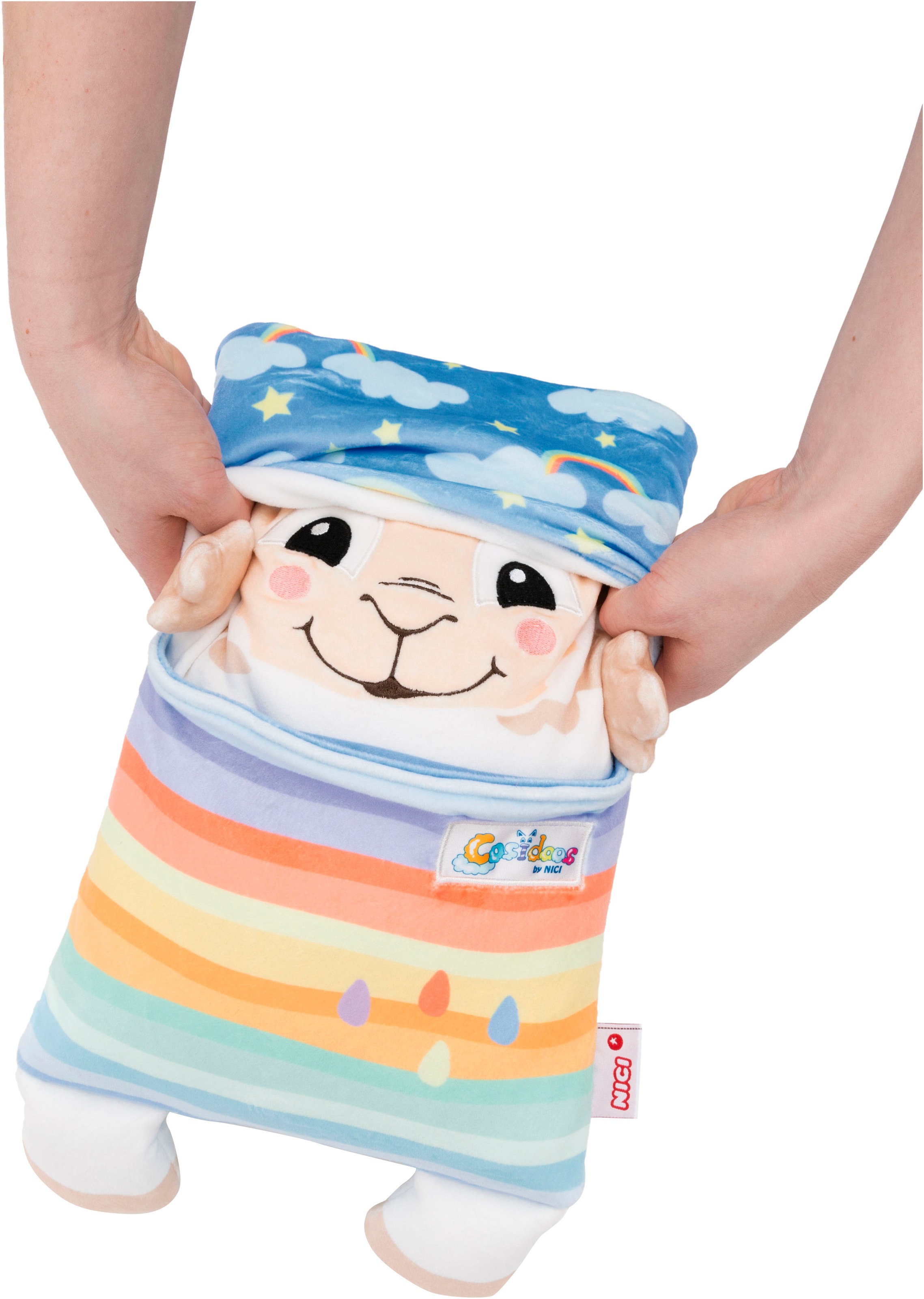 Nici Kuscheltier »Cosidoos, Schaf mit Wendefunktion 30x20 cm«