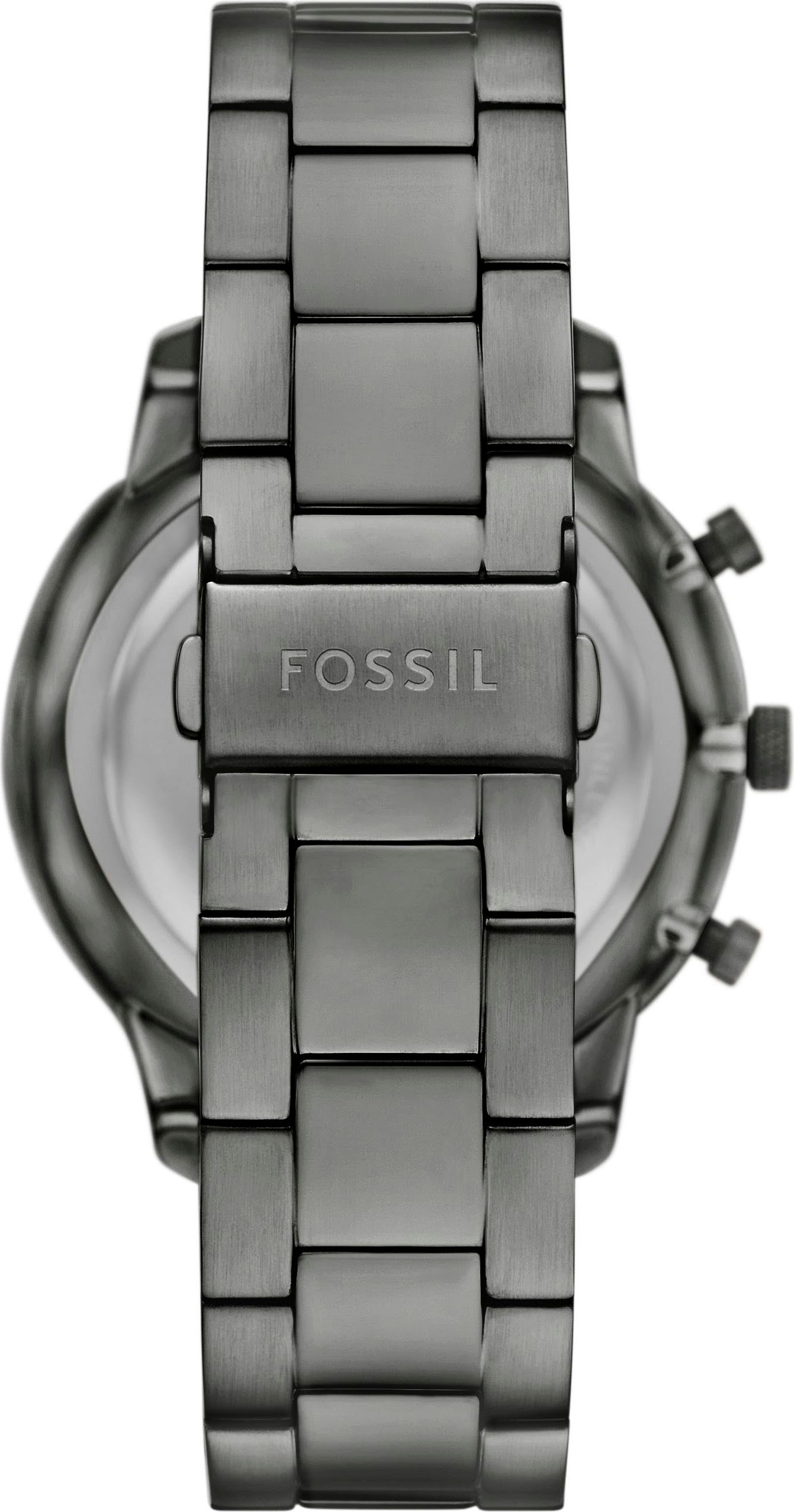 Fossil Chronograph »NEUTRA«, Quarzuhr, Armbanduhr, Herrenuhr, Edelstahlarmband, analog, Datum