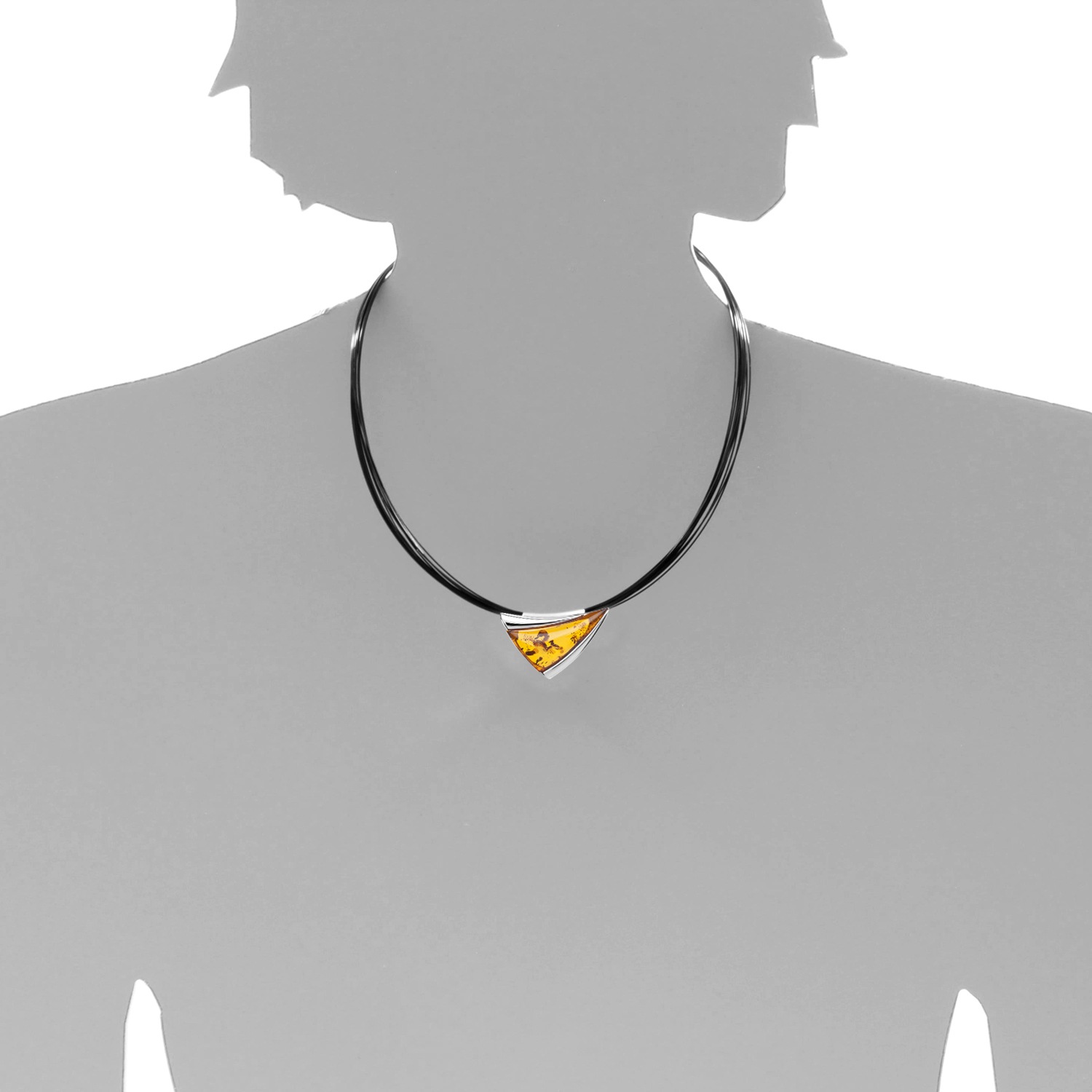 OSTSEE-SCHMUCK Collier »- Imke 32 - Silber 925/000 - Bernstein«