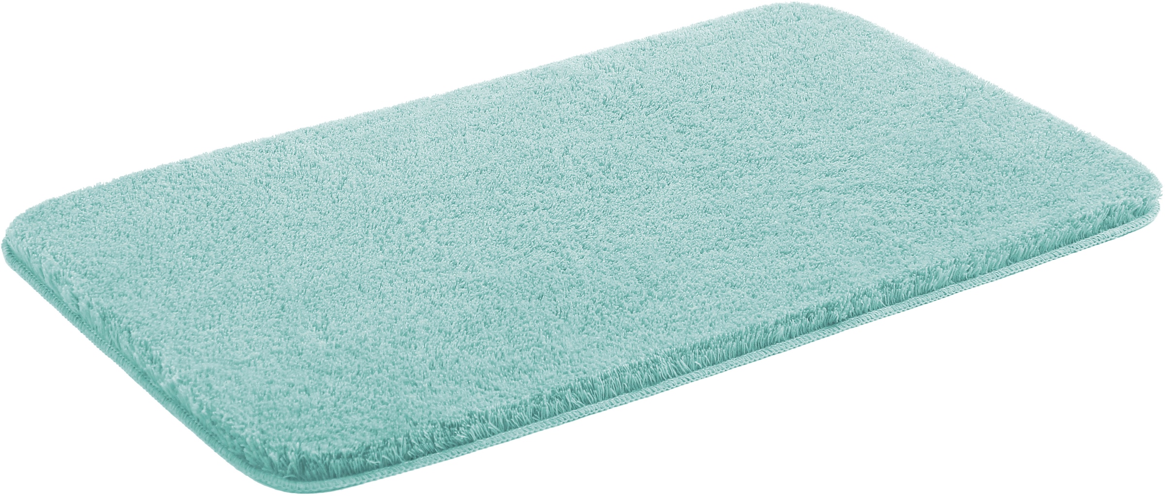 my home Badematte »Merida, Badvorleger, Badezimmer Teppich« Höhe 32 mm rutschhemmend beschichtet fußbodenheizungsgeeignet | schnell trocknend | strapazierfähig Badteppich, Uni Farben, rechteckig, rund & als 2-tlg. Set erhältlich