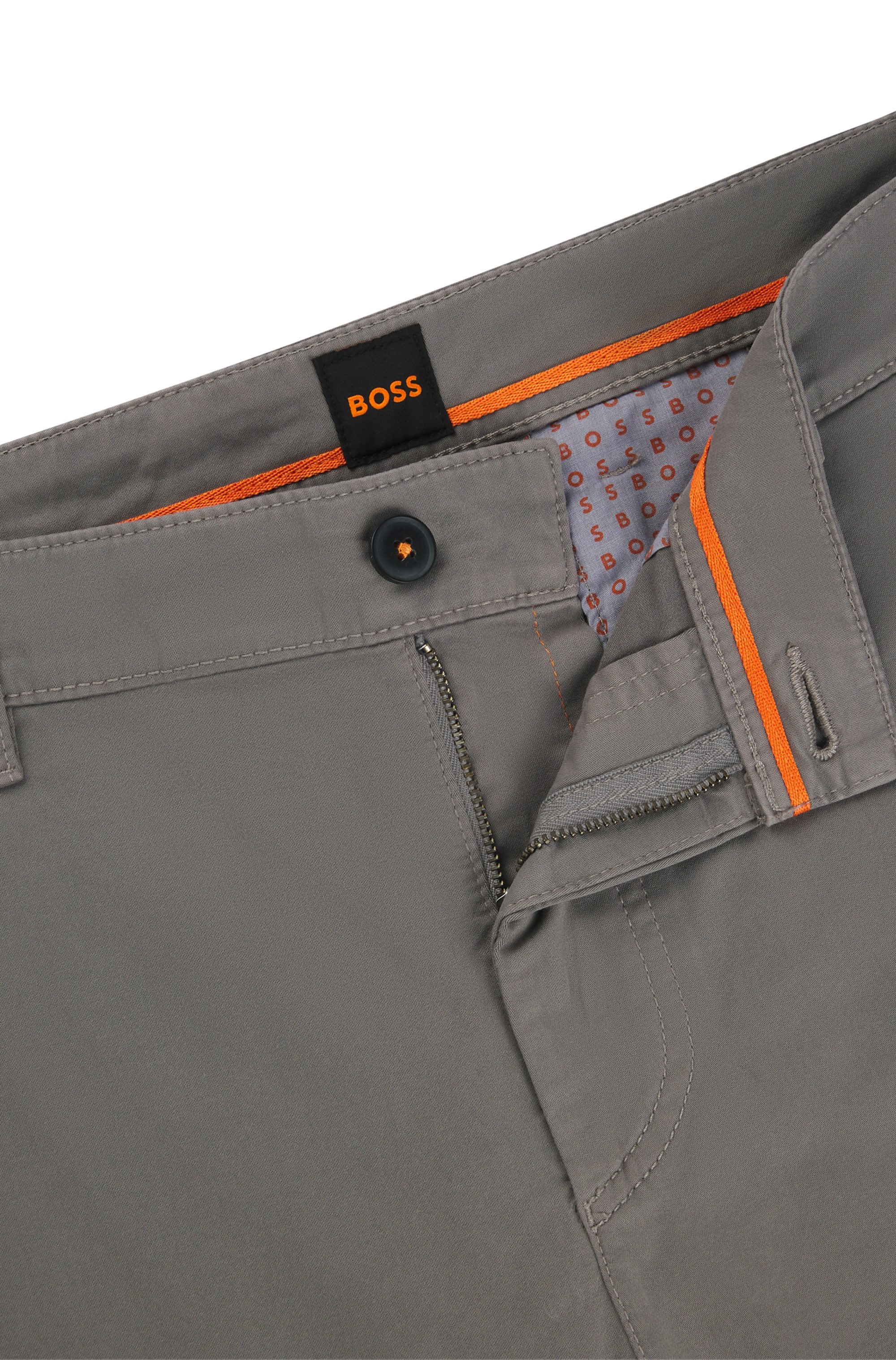 BOSS ORANGE Chinohose »tapered«, mit BOSS Logo hinten