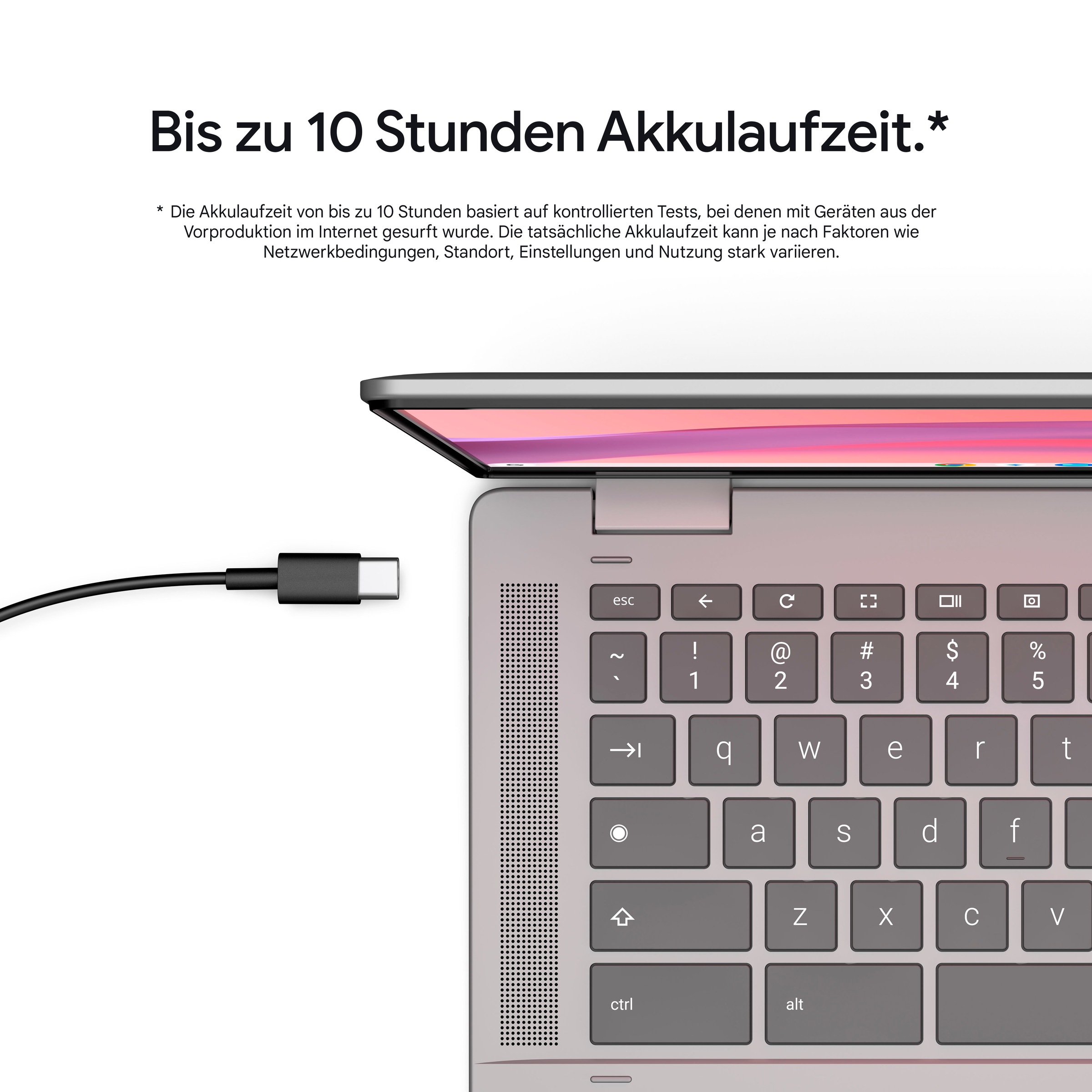 HP Chromebook »14b-cd0011ng«, 35,6 cm, / 14 Zoll, Intel, UHD Graphics, 128 GB SSD