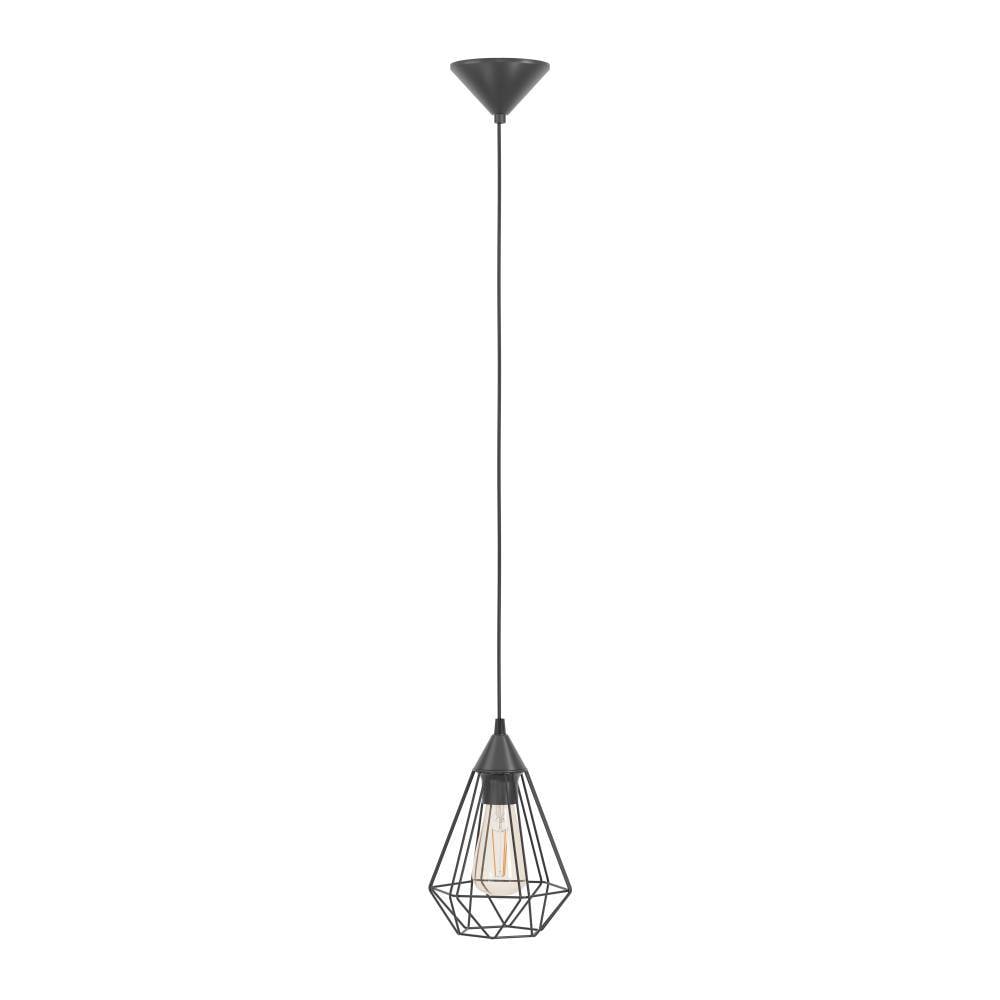 EGLO Pendelleuchte »TARBES Hängeleuchte, Pendellampe, Vintage, Retro, Stahl, schwarz E27«, 1 flammig, Leuchtmittel E27 | ohne Leuchtmittel, Wohnzimmerlampe, Esstischlampe, Drahtgeflecht, 1 flammig, 110x17,5cm