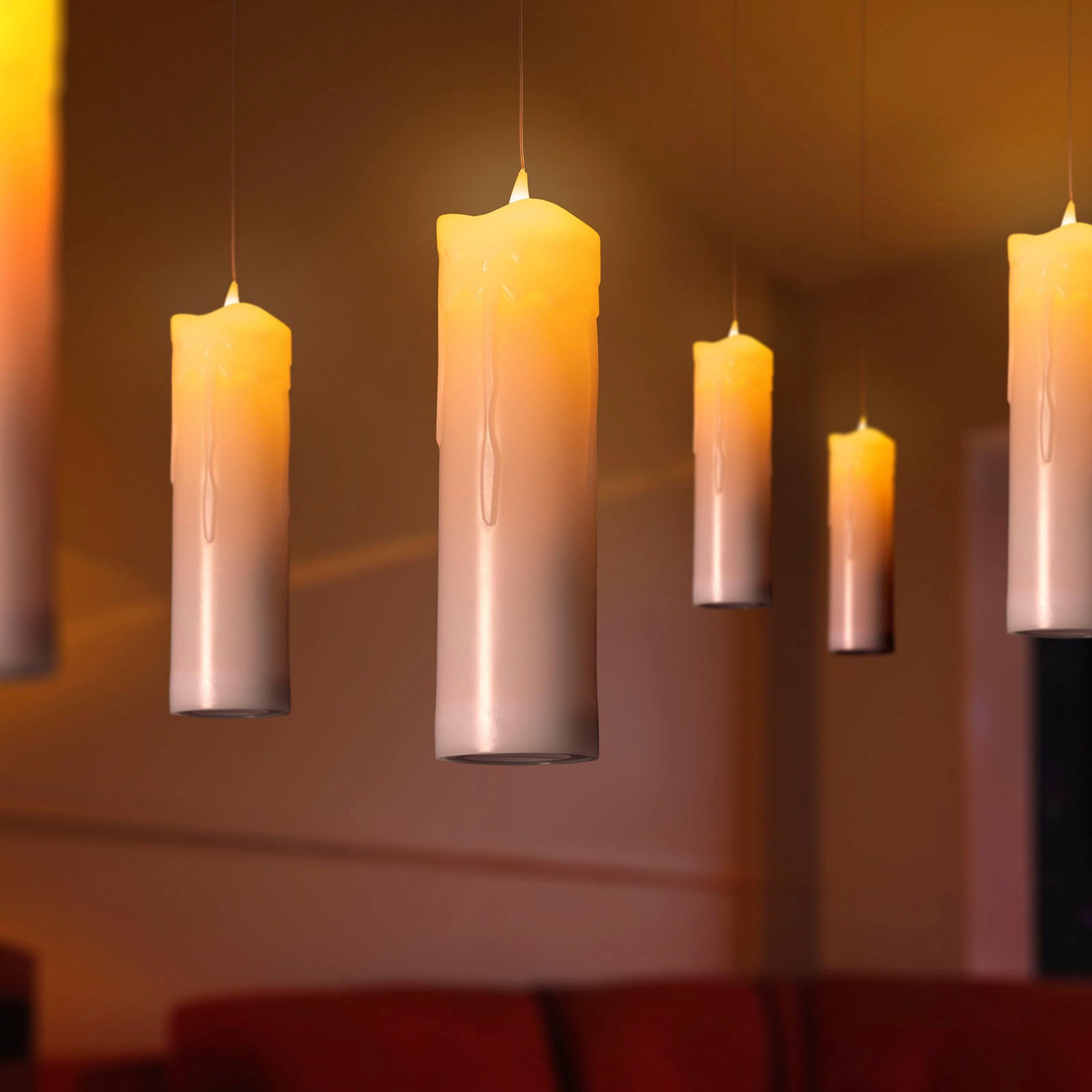 IC Winterworld LED-Kerze »Schwebende Kerzen mit Zauberstab als Fernbedienung«, Weihnachtsdeko mit Batteriebetrieb