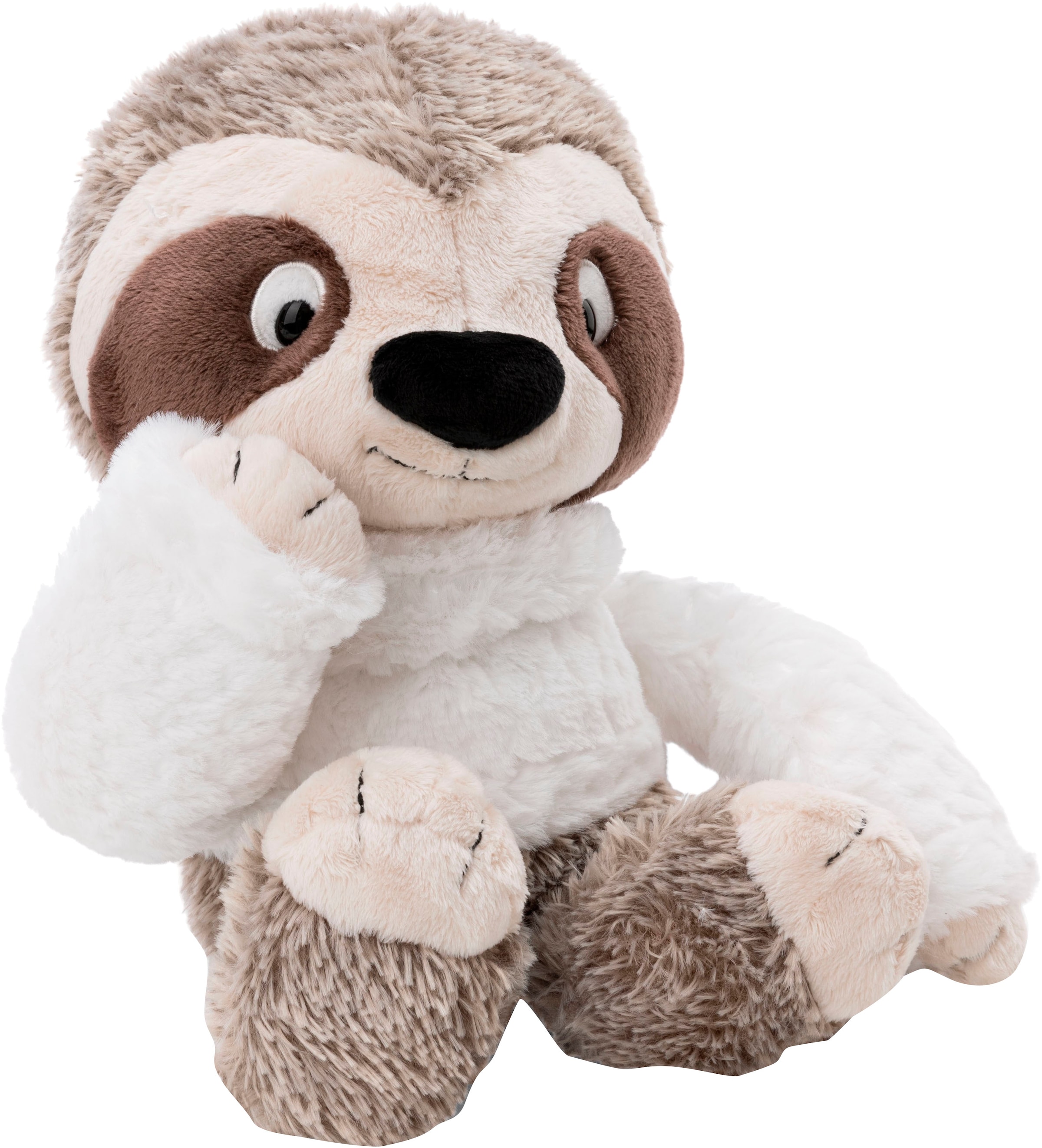 Nici Kuscheltier »Winter, Faultier Izzy Icetumbler mit Mütze, 35 cm schlenkernd«, schlenkernd; enthält recyceltes Material