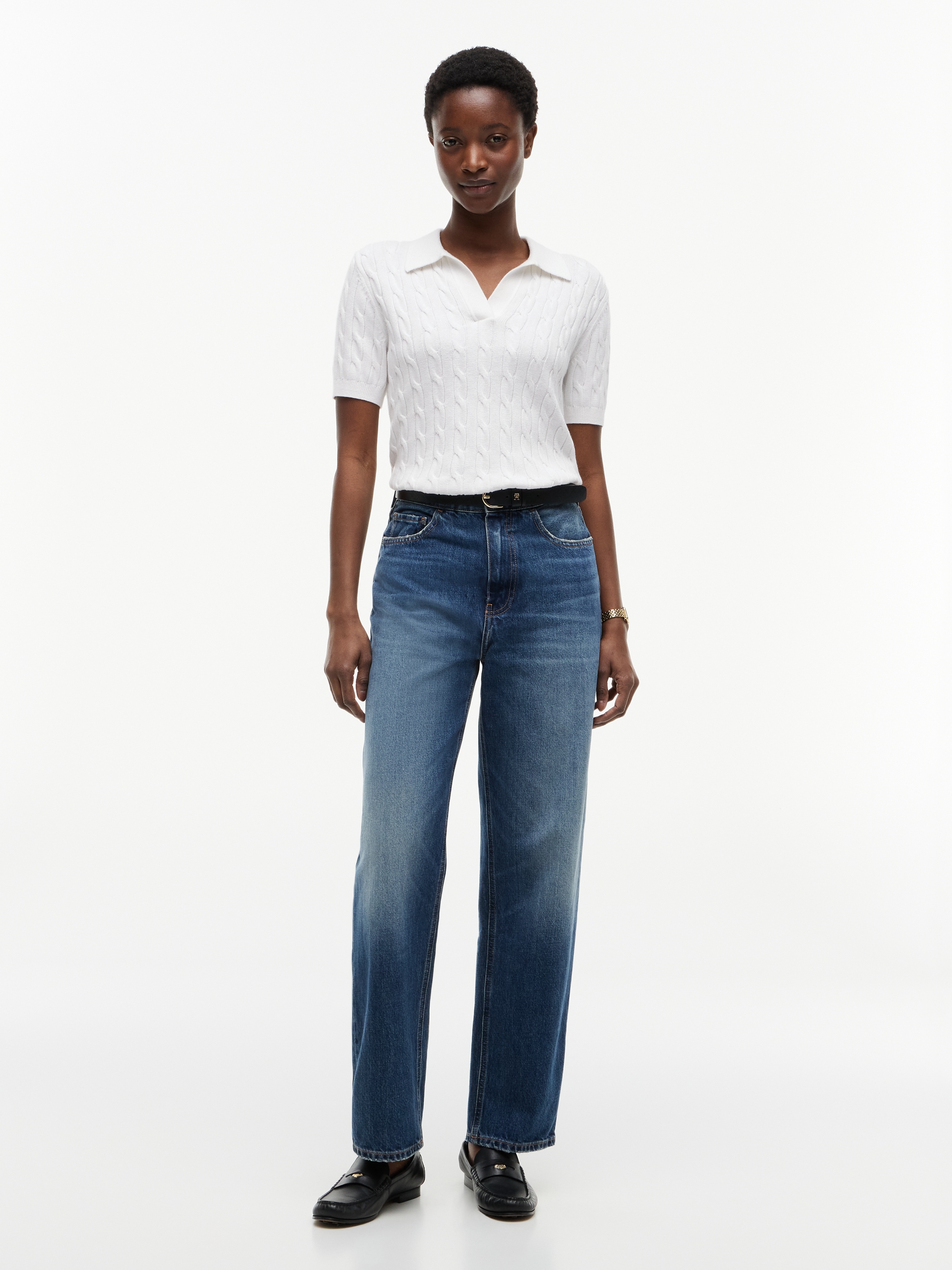 Tommy Hilfiger High-waist-Jeans »TAPERED CAM HW ANKLE« Baumwolle, knöchellang, high waist
