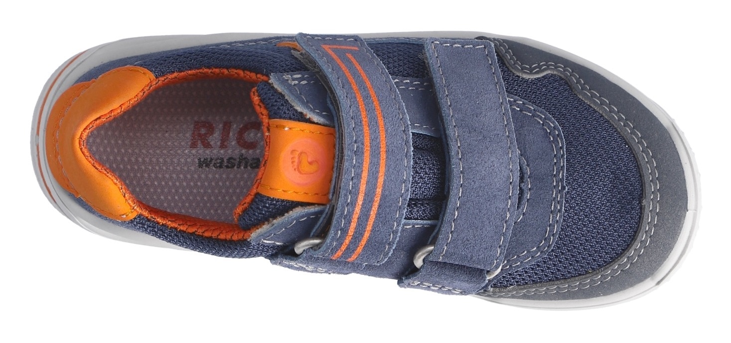 Ricosta Sneaker »RIDER WMS: Mittel«, Freizeitschuh mit Klettverschluss, Größenschablone zum Download