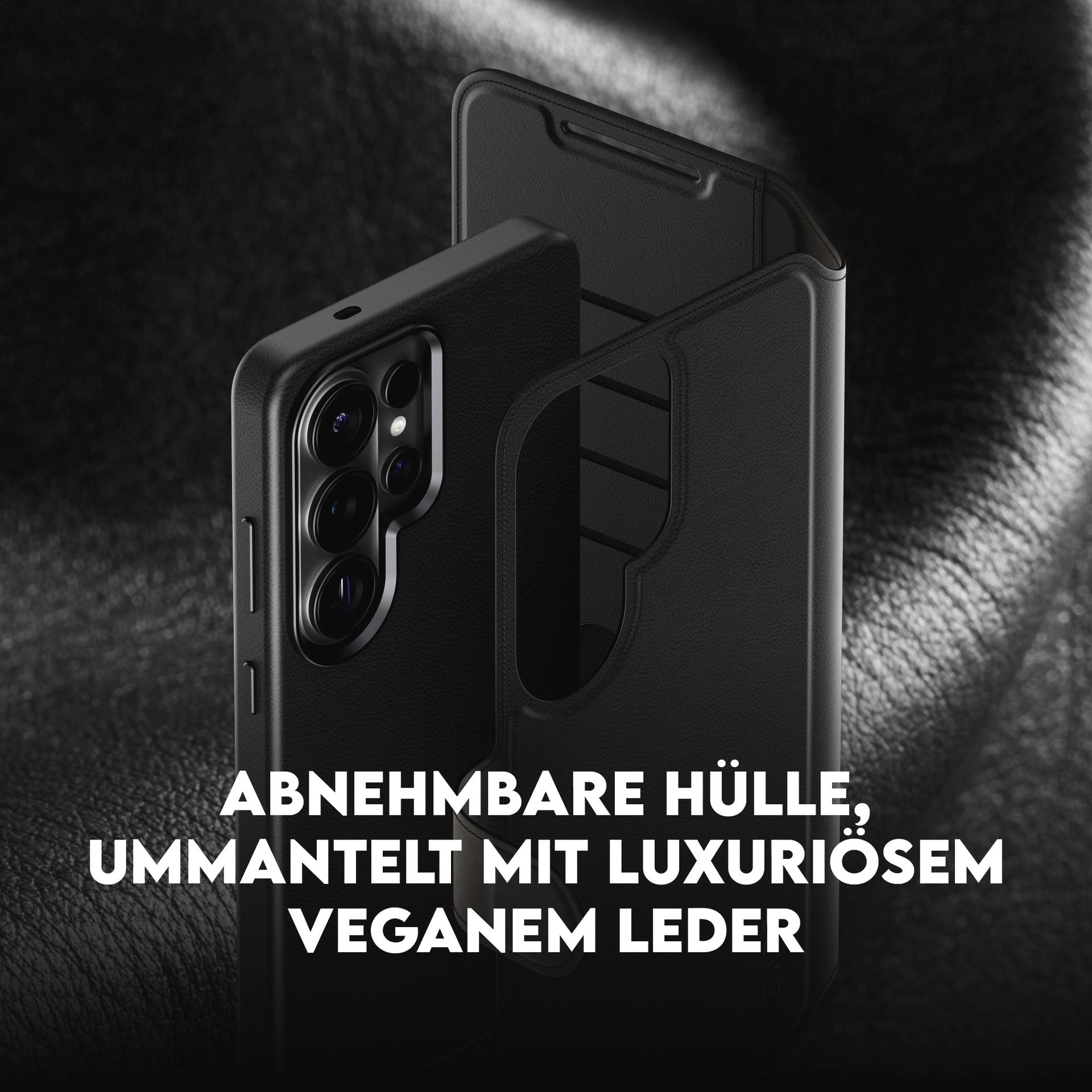 CARE by PanzerGlass Handyhülle »Tango 2-in-1 Wallet Case mit Qi für Samsung Galaxy S26 Ultra« Samsung Galaxy S26 Ultra Backcover, Schutzhülle, Handyschutzhülle, Case, Schutzcase, stoßfest