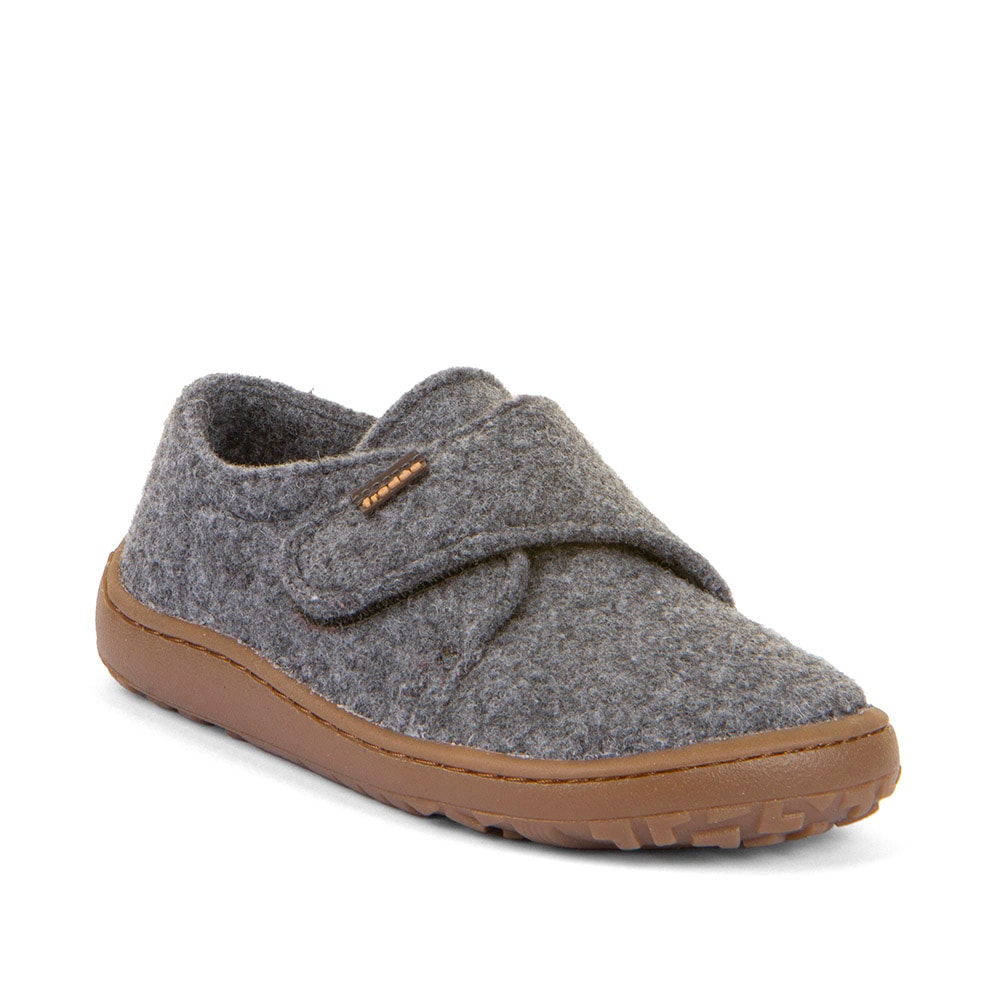 froddo® Hausschuh »BAREFOOT WOOLY«  Klettschuh, Kindergartenschuh mit Wollfutter