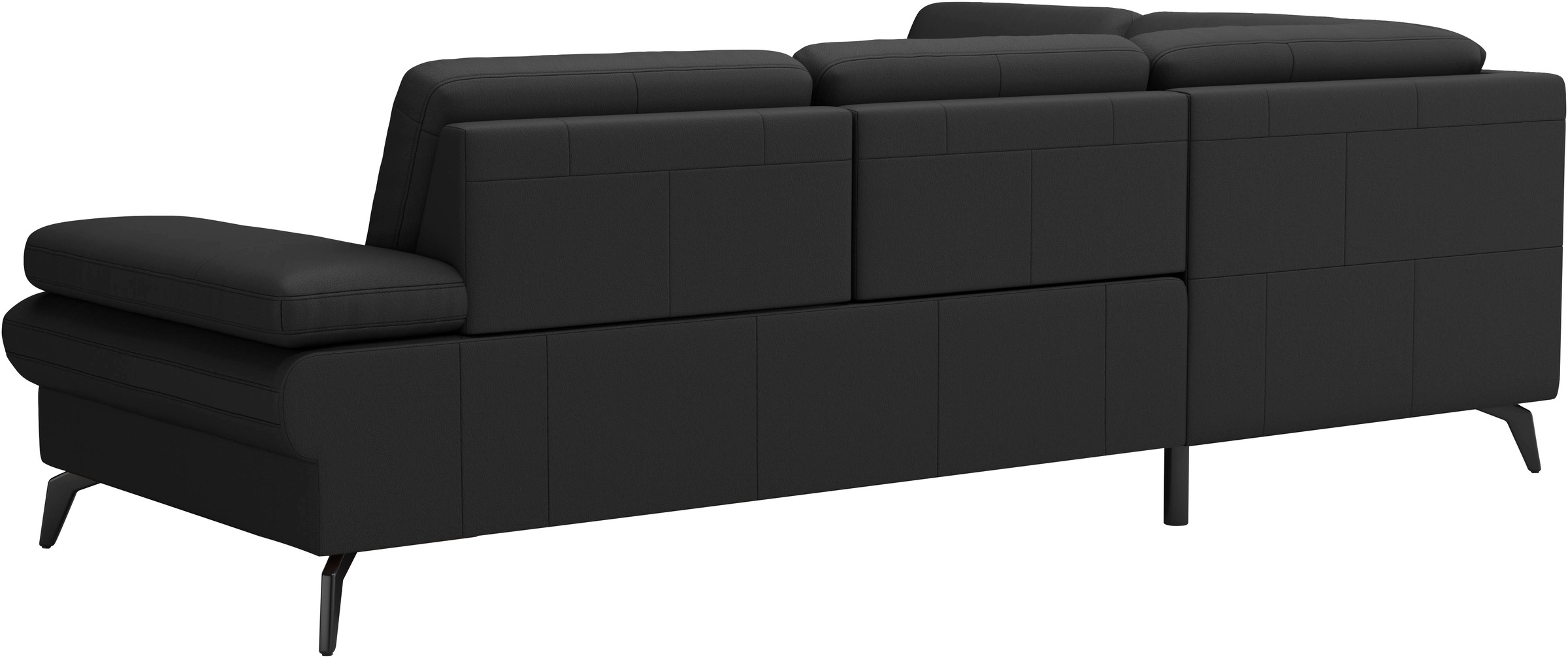 sit&more Ecksofa »Morris L-Form, inkl. Sitztiefenverstellung«, wahlweise mit Armteilverstellung, Bettfunktion & Bettkasten