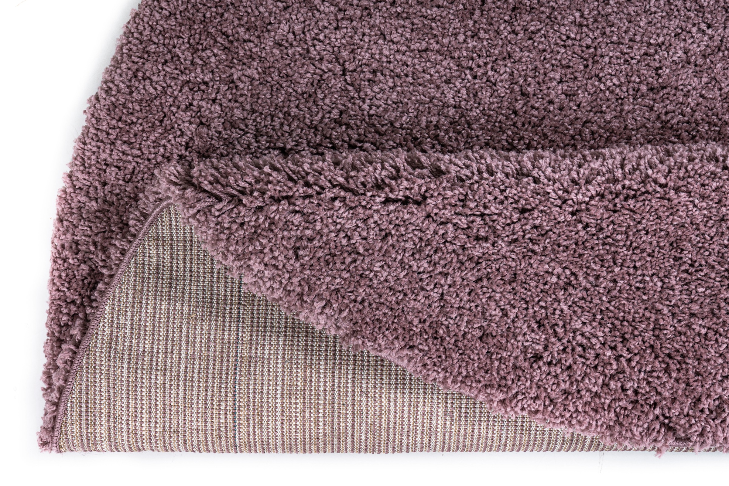 my home Teppich »Viva Teppich rund«, rund, 45 mm Höhe, Uni-Farben, einfarbig, besonders weich und kuschelig