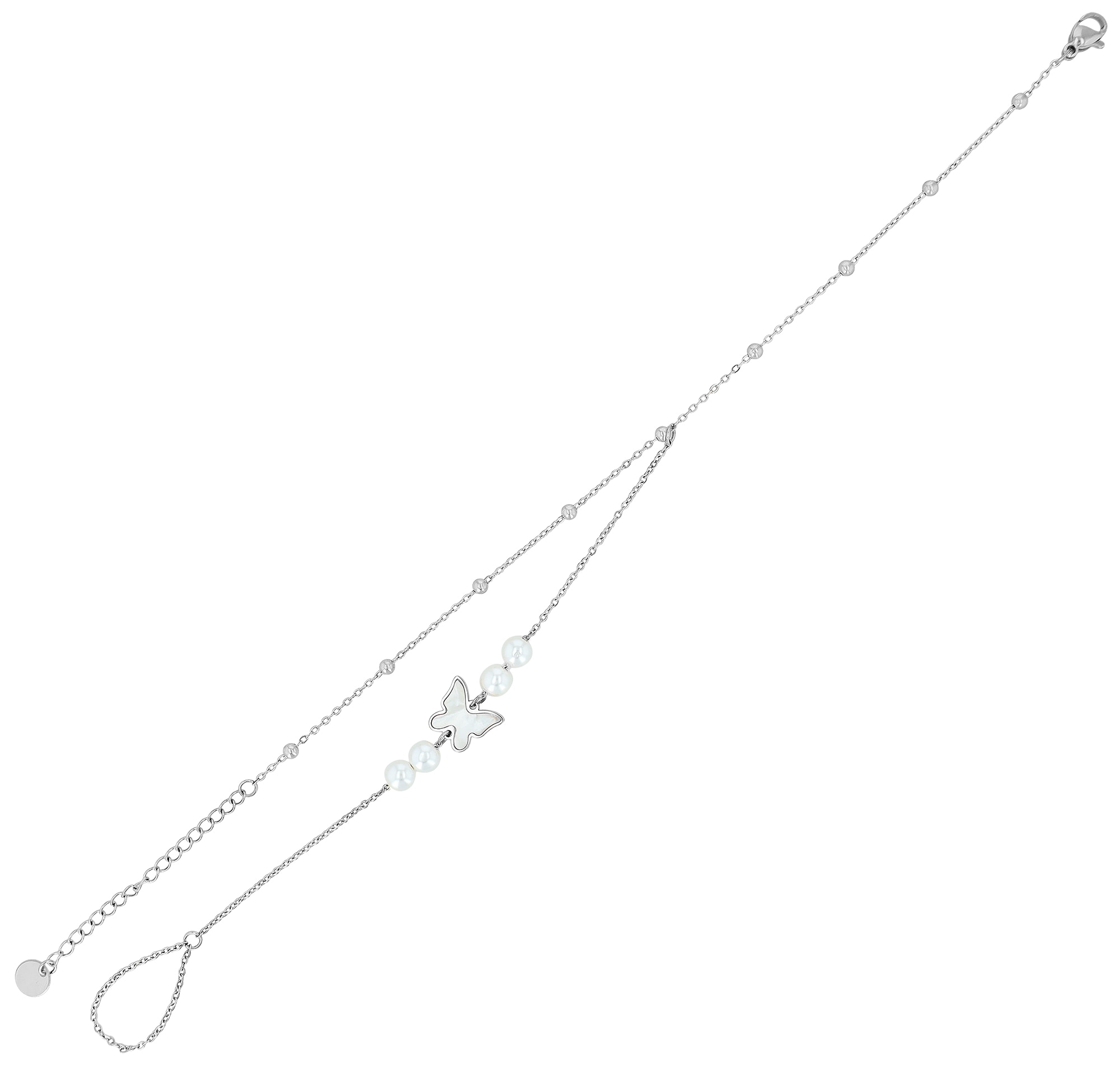 Adelia´s Fußkette »Damen Fußkettchen ¿ aus Edelstahl«