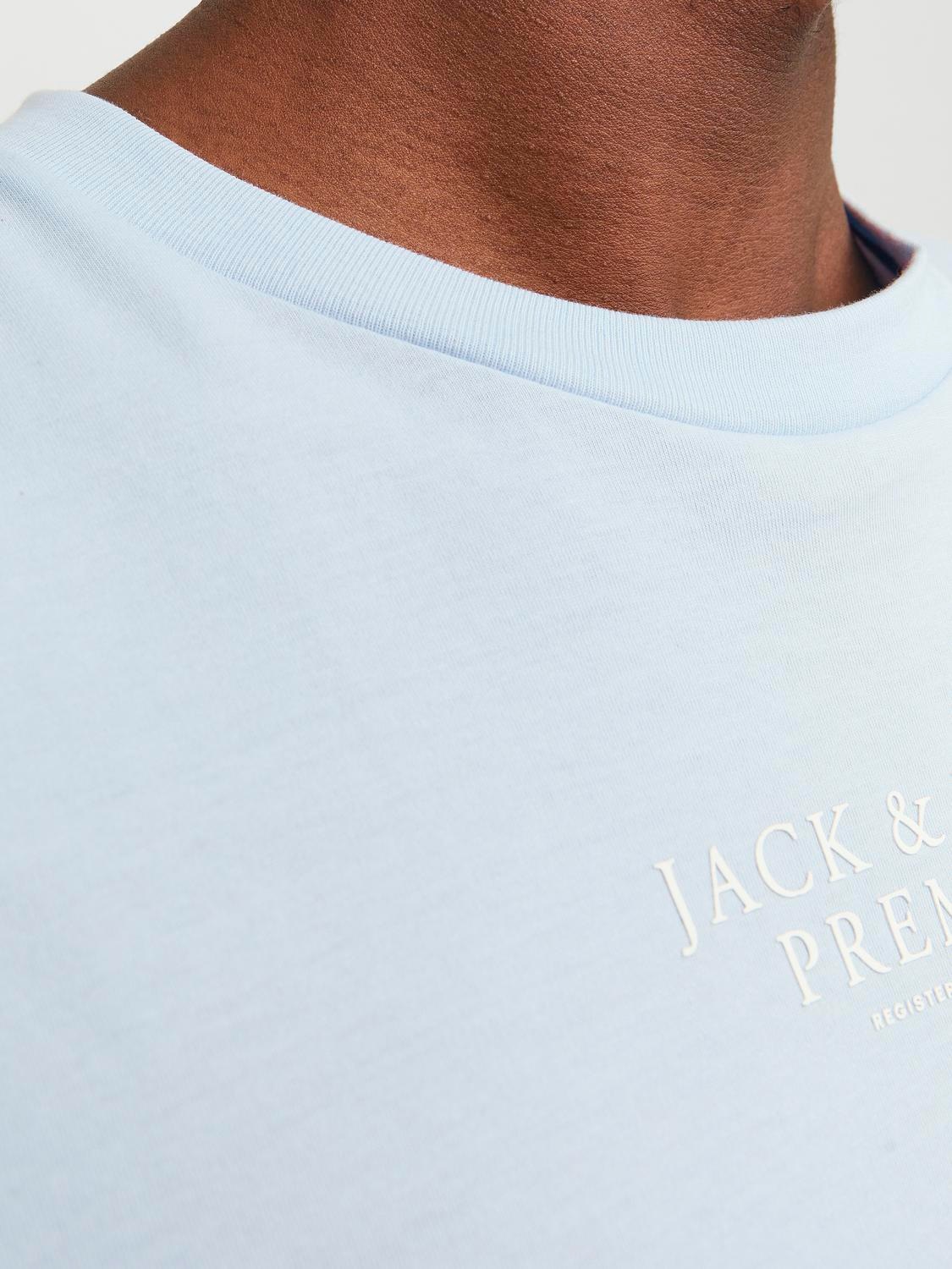 Jack & Jones Rundhalsshirt »JPRBLUARCHIE TEE CREW NECK«