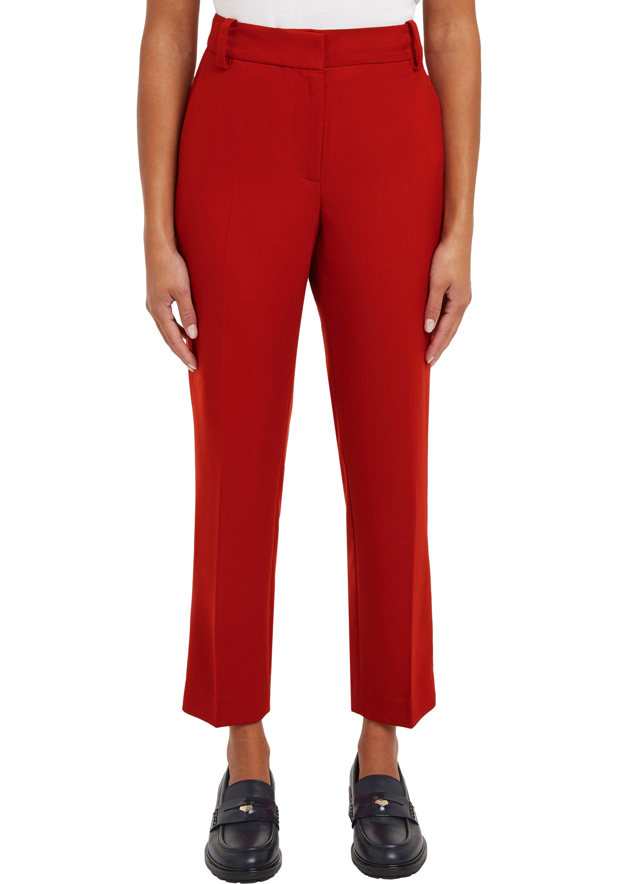 Tommy Hilfiger Webhose »MD CORE SLIM STRAIGHT PANT«, mit Bügelfalten