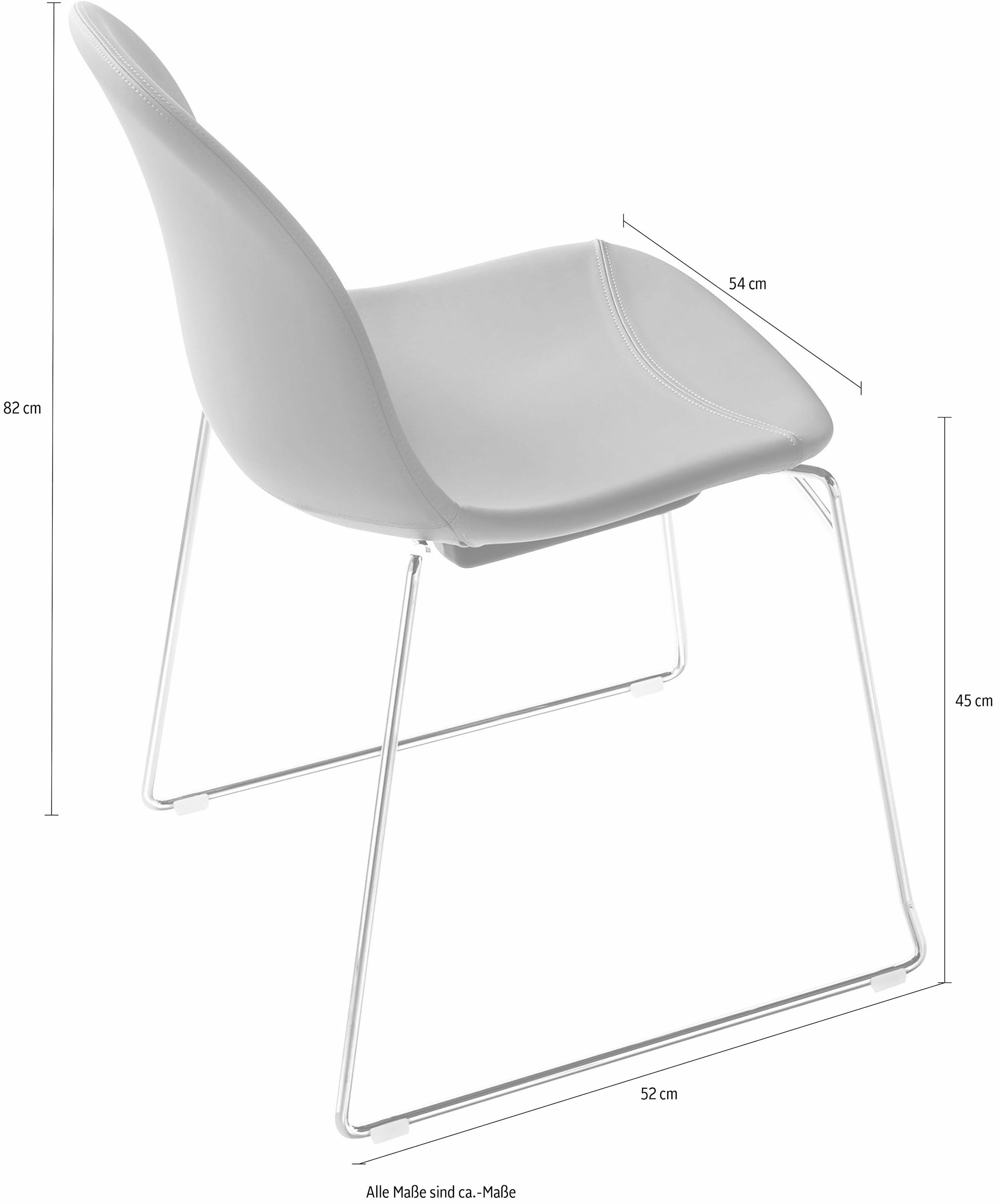 connubia Stapelstuhl »Academy CB/1696«, (Set), 2 St., stapelbar x 6