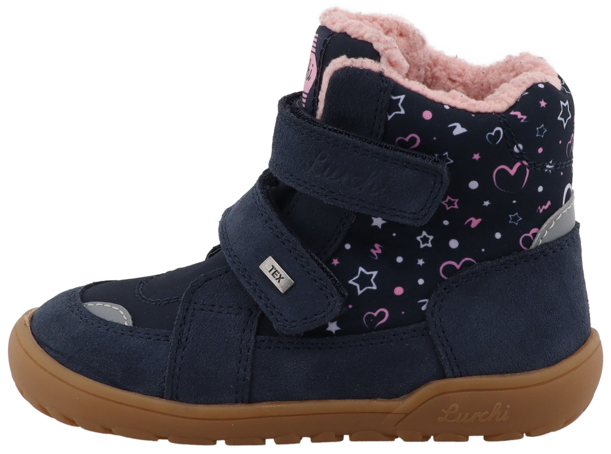 Lurchi Barfußschuh »Jilly Barefoot-TEX«  Klettschuh mit Warmfutter, Größenschablone zum Download