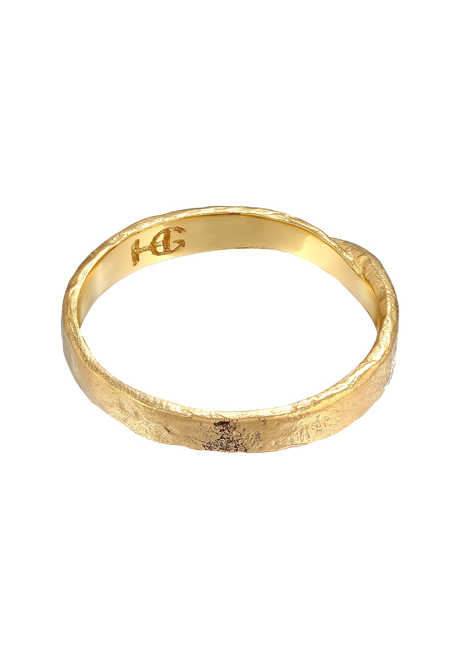 HAZE & GLORY Silberring »Ring Herren Bandring - Twisted 925 Silber«
